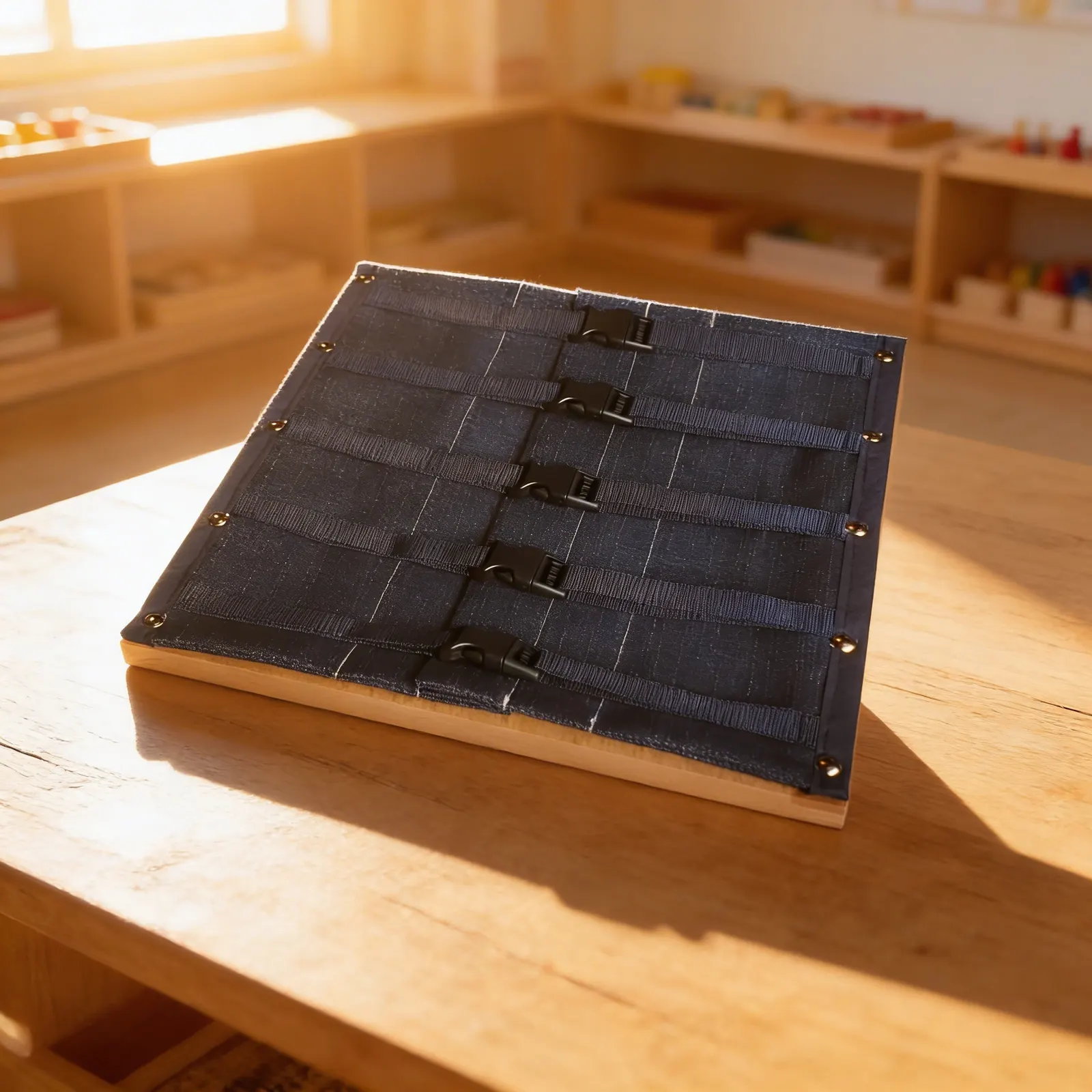Side Release Buckling Frame: Five Modern Plastic Buckles: Child learning