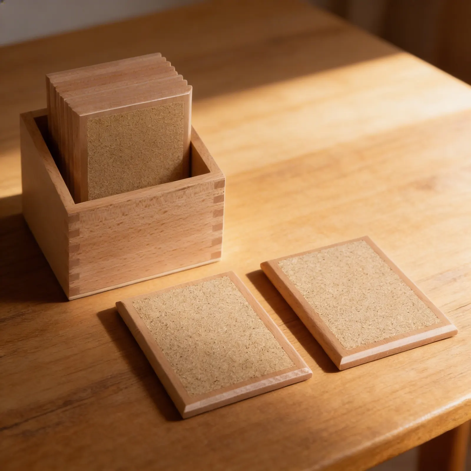 Rough Gradation Tablets: Tactile Discrimination Activity: Detail view