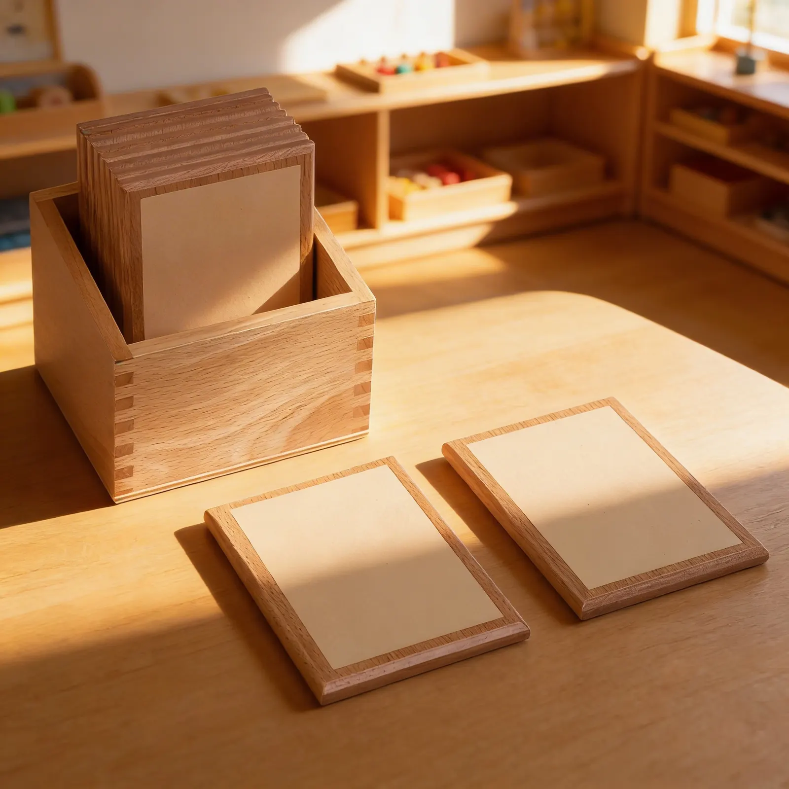 Smooth Gradation Tablets: Tactile Discrimination Activity: Child learning