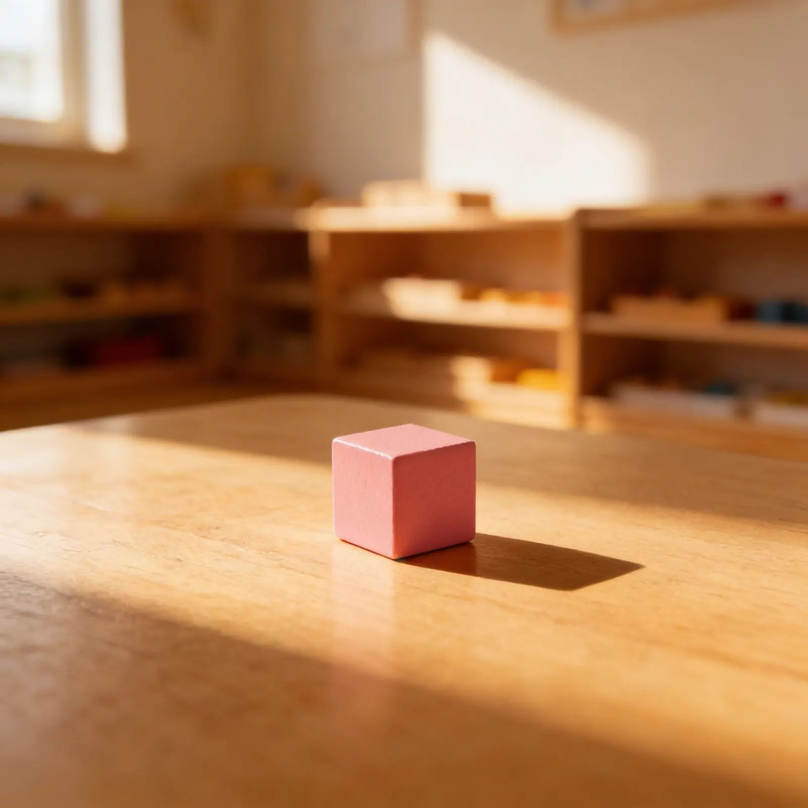 Růžová věž: Kostka 1 X 1 X 1 cm: Při použití
