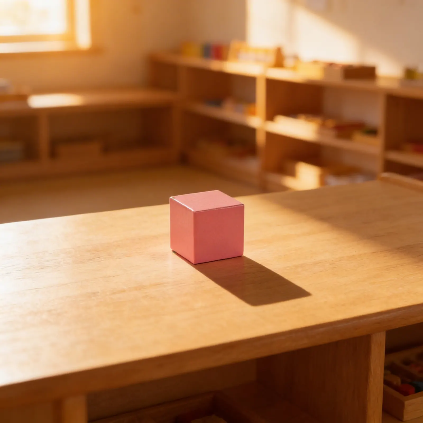 Ružová veža: Kocka 2 X 2 X 2 cm: Detailný pohľad