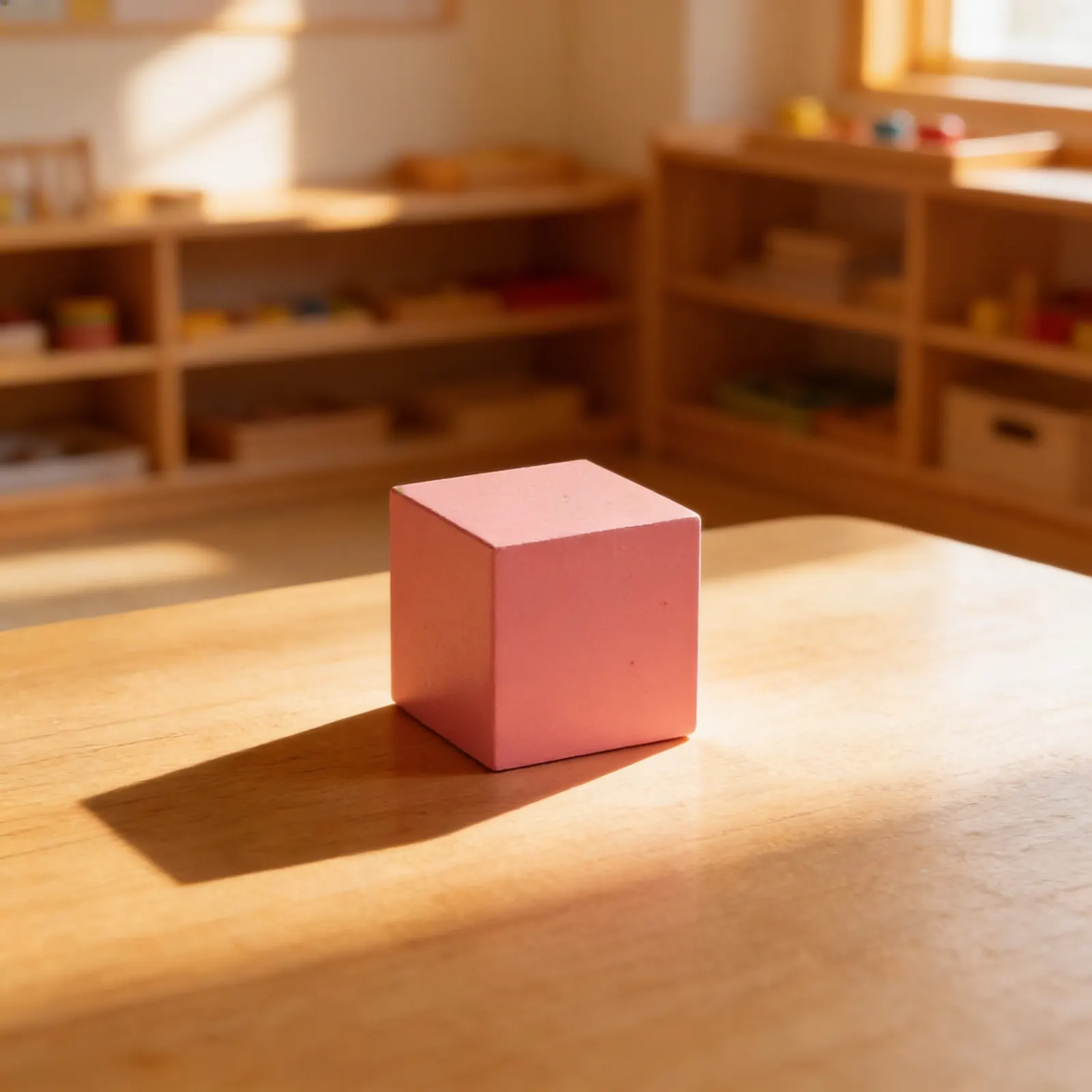 Pink Tower Cube: 3cm Individual Piece for Size Gradation: Child learning