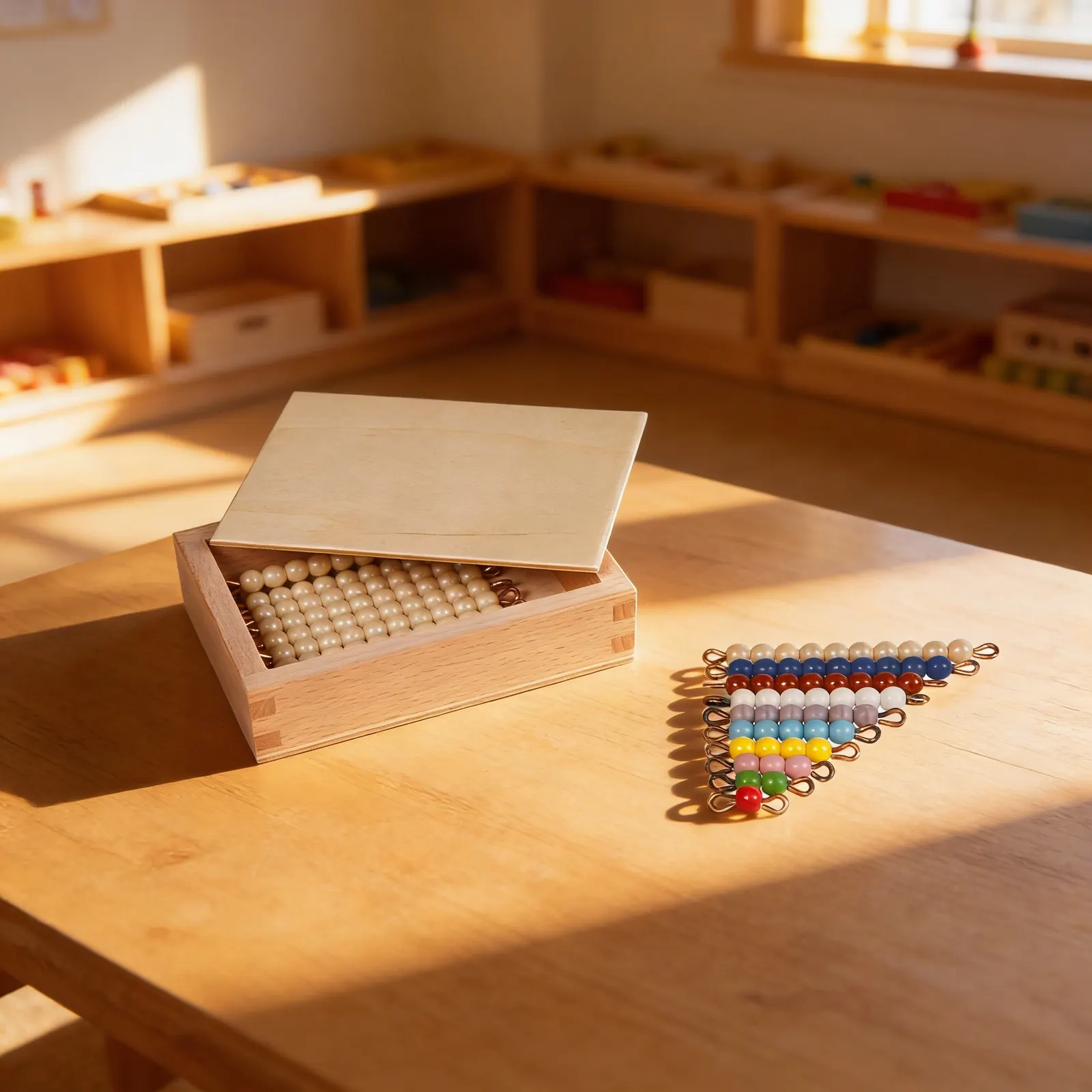 Teen Bead Box: Individual Glass Beads 10-19 for Decimal System: Child learning