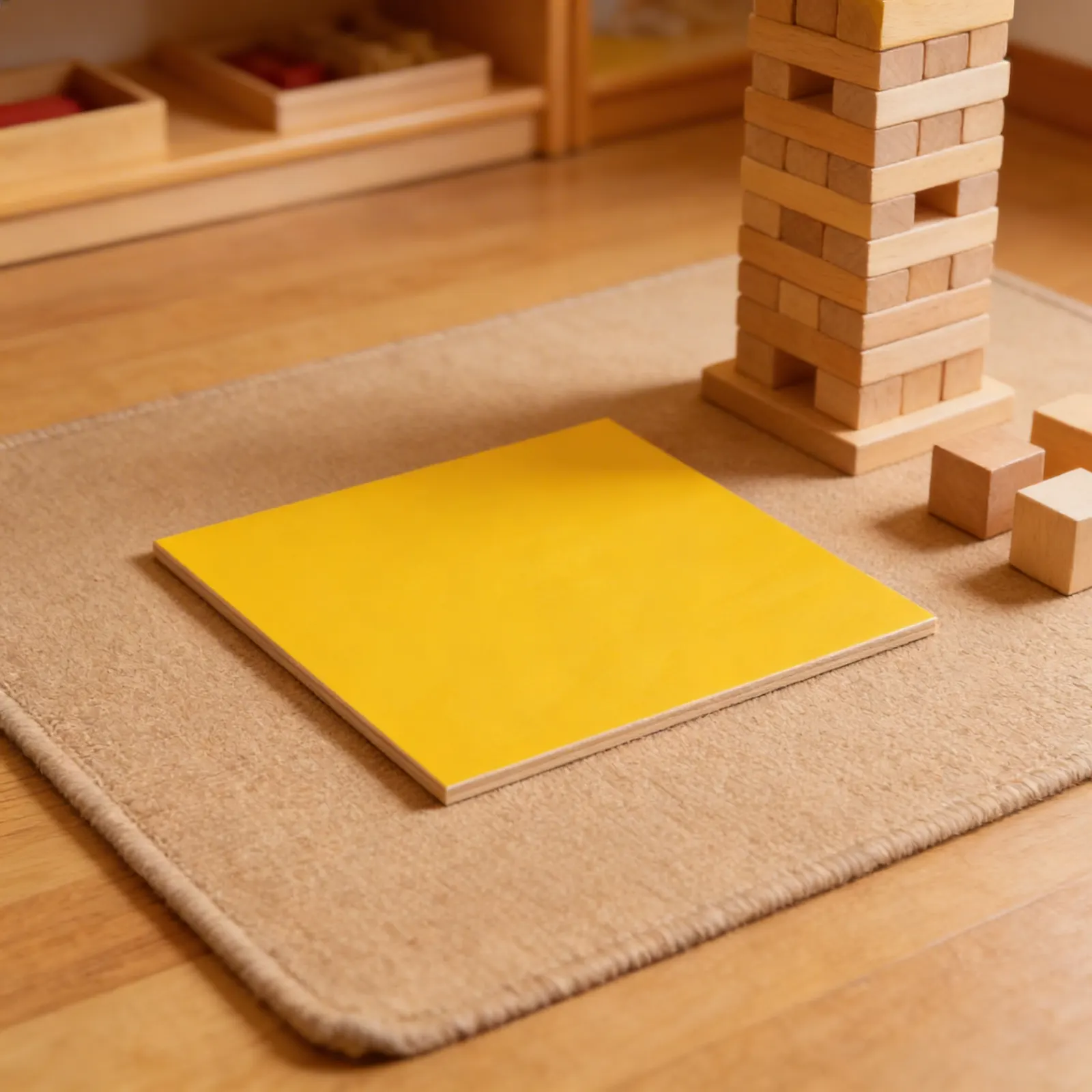 Geometric Cabinet Inset: Blank Square: Detail view