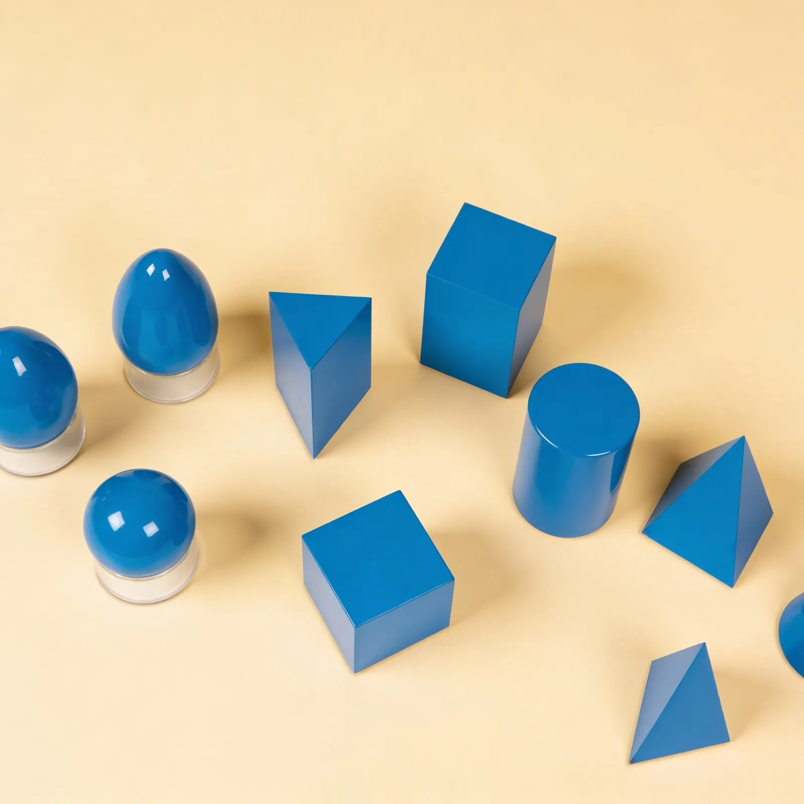 Geometric Solids: Ten 3D Forms for Tactile Shape Exploration: Side view