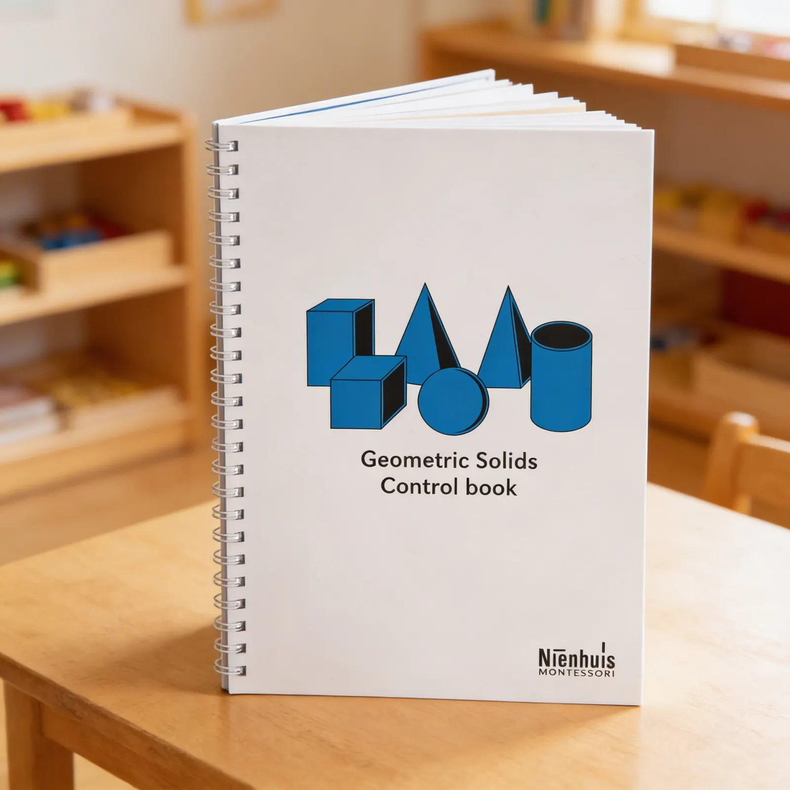 Geometric Solids Control Book: Spiral Reference Guide with Images: Detail view