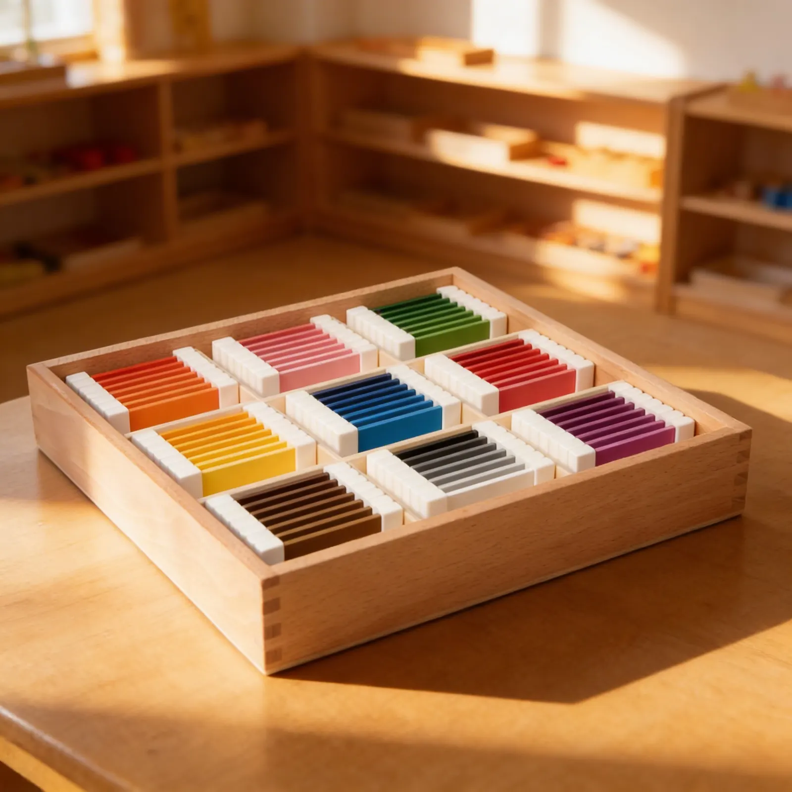 Third Colour Box: 63 Tablets in 9 Colour Families with Gradations: Child learning