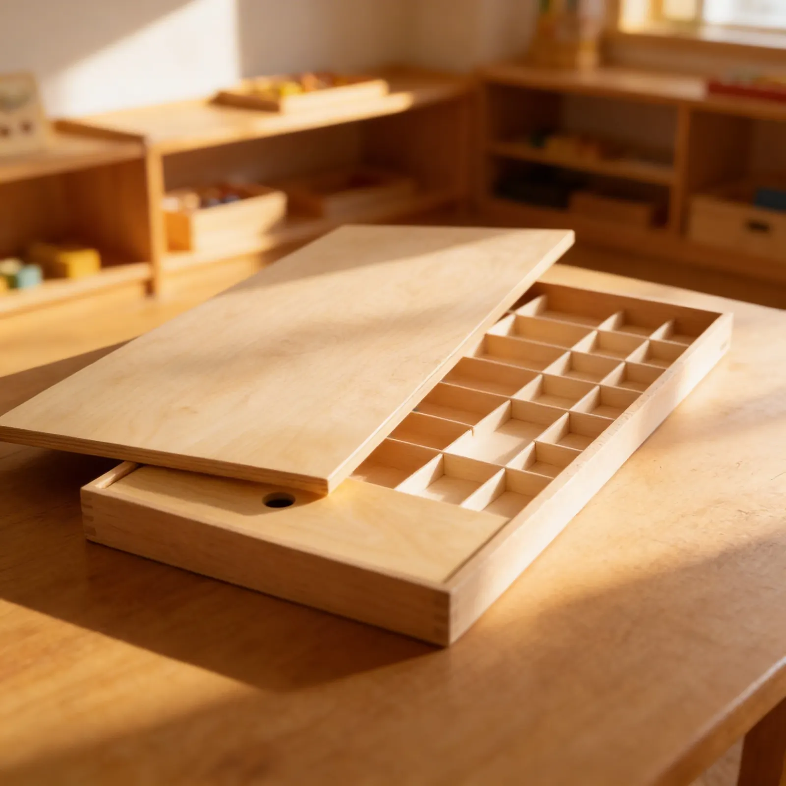 Movable Alphabet Box: Medium Storage for Letter Organization: Child learning