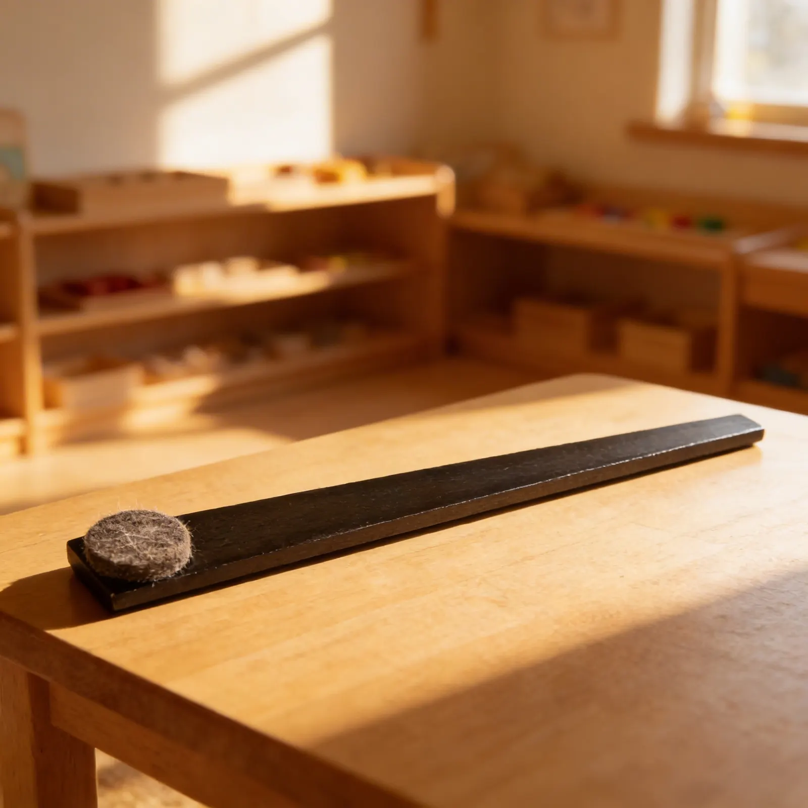 Tlumič zvonků: Montessori sluchový materiál: Při použití