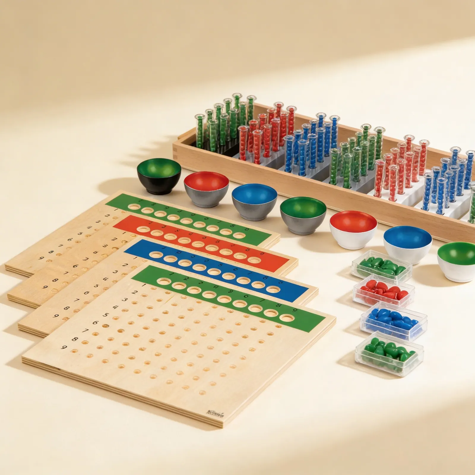 Dlouhé dělení: matematický materiál: Boční pohled