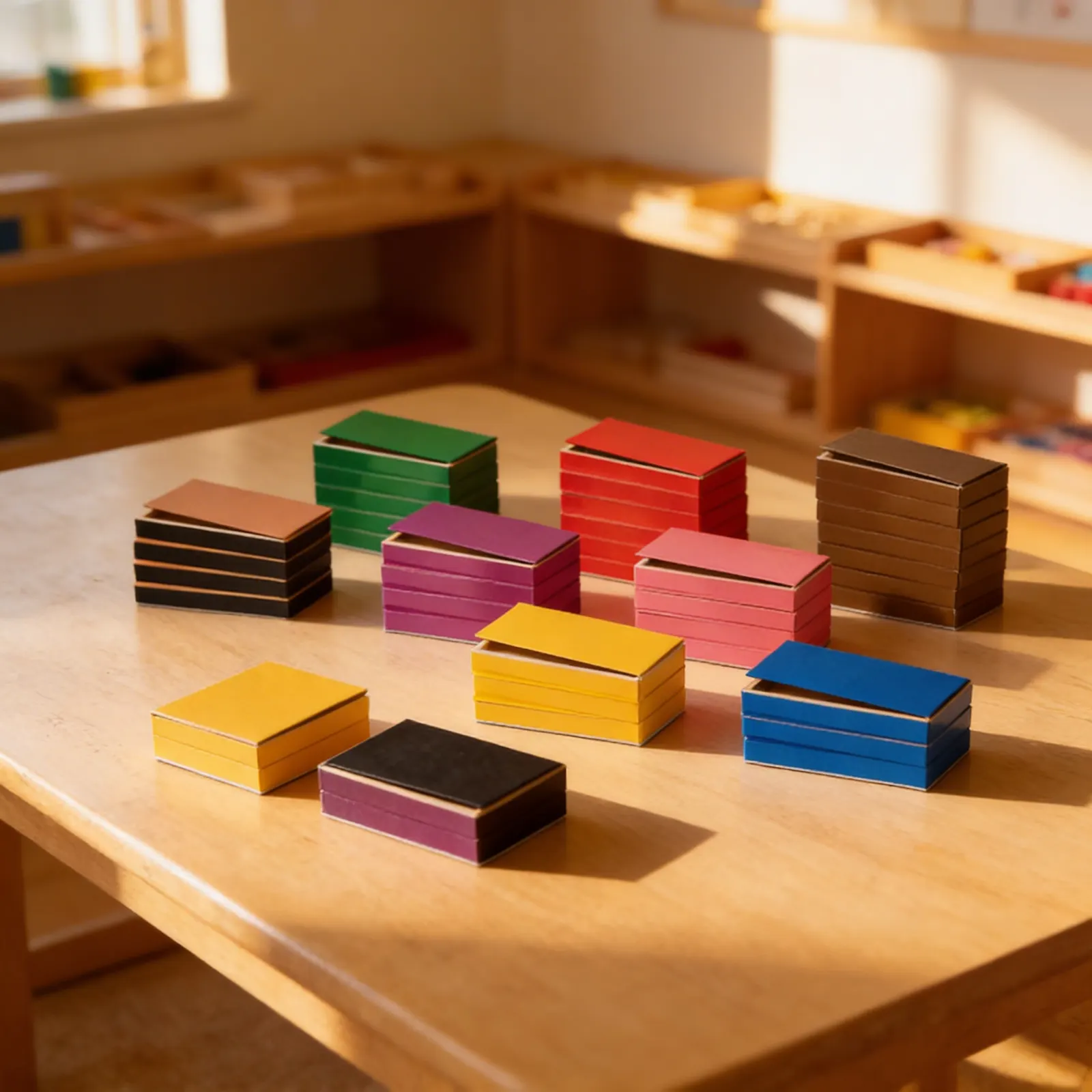 Grammar Filling Boxes: Organisation System for Language Symbol Work: Child learning