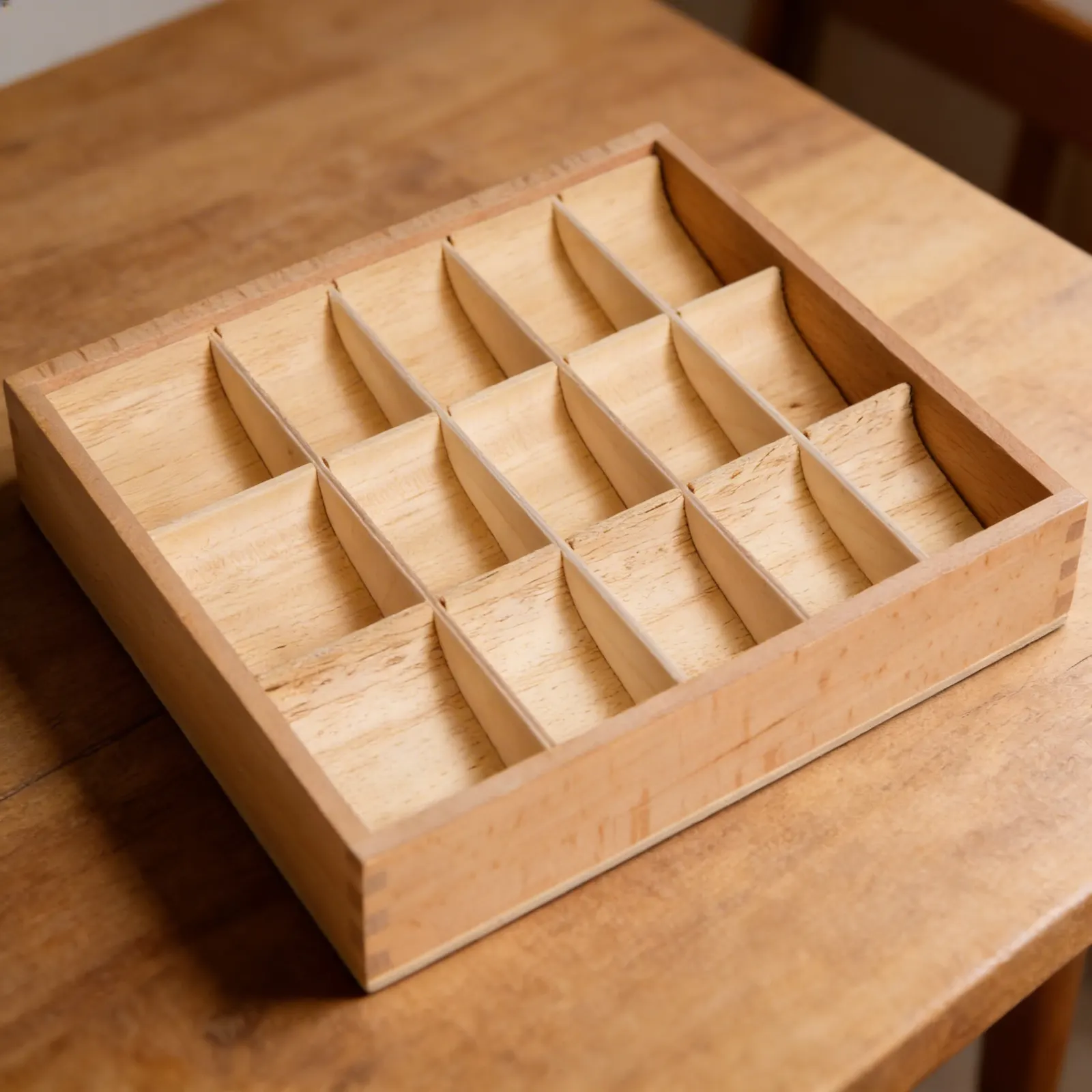 Grammar Symbols Box: 15 Compartment Storage Solution: Detail view
