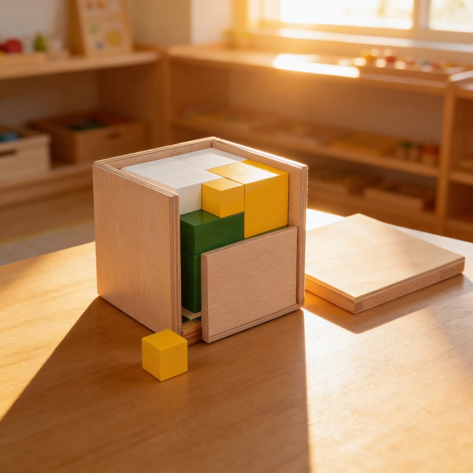 Power Of Two Cube: Binary Progression Mathematical Exploration: Child learning