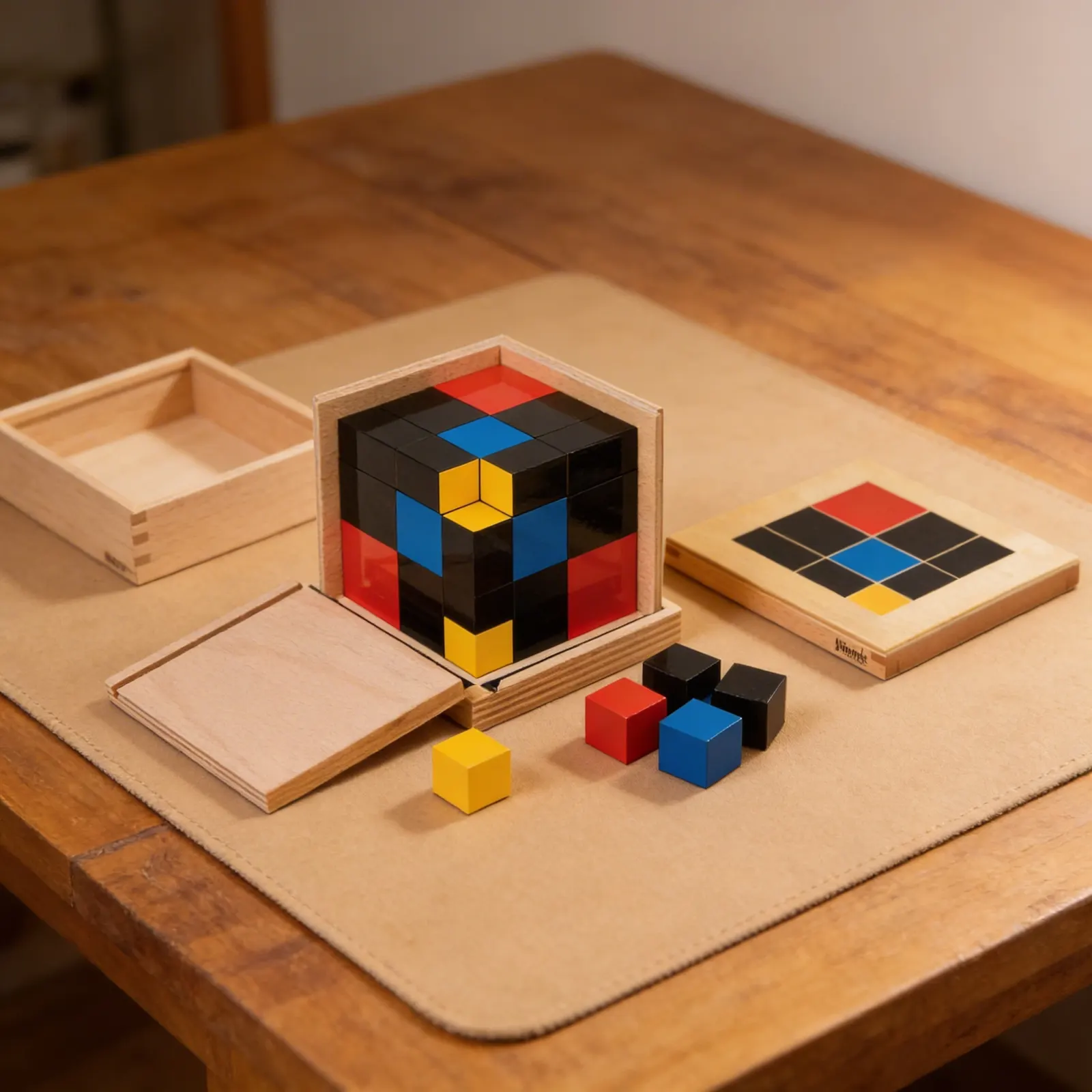 Trinomial Cube: Algebraic Formula Introduction Through Manipulation: Detail view