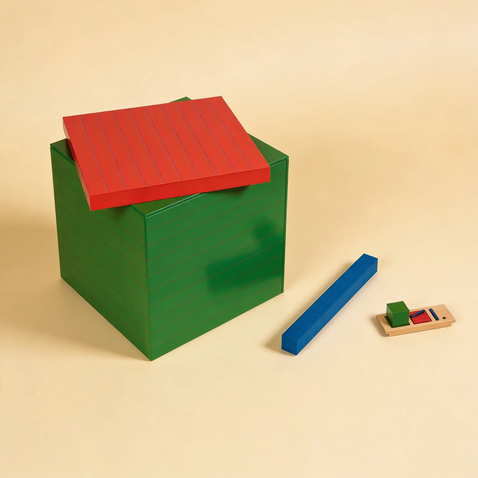 Geometric Hierarchy of Number: Mathematical Relationships Through Solids: Side view