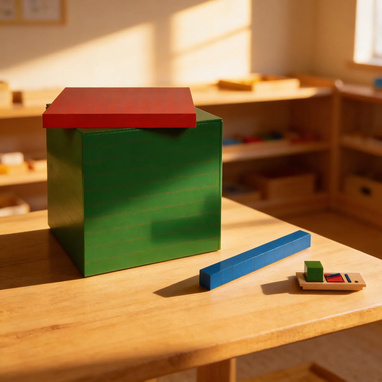 Geometric Hierarchy of Number: Mathematical Relationships Through Solids: Child learning
