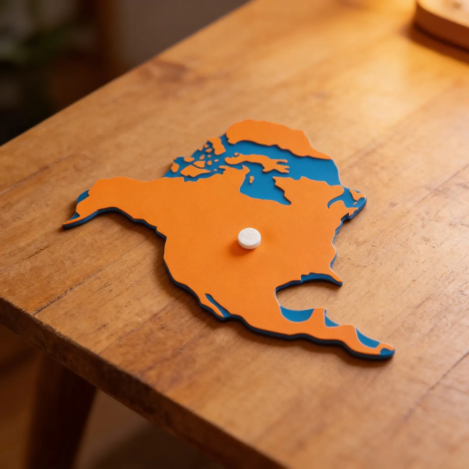 Puzzlový dielik sveta: Severná Amerika: Detailný pohľad