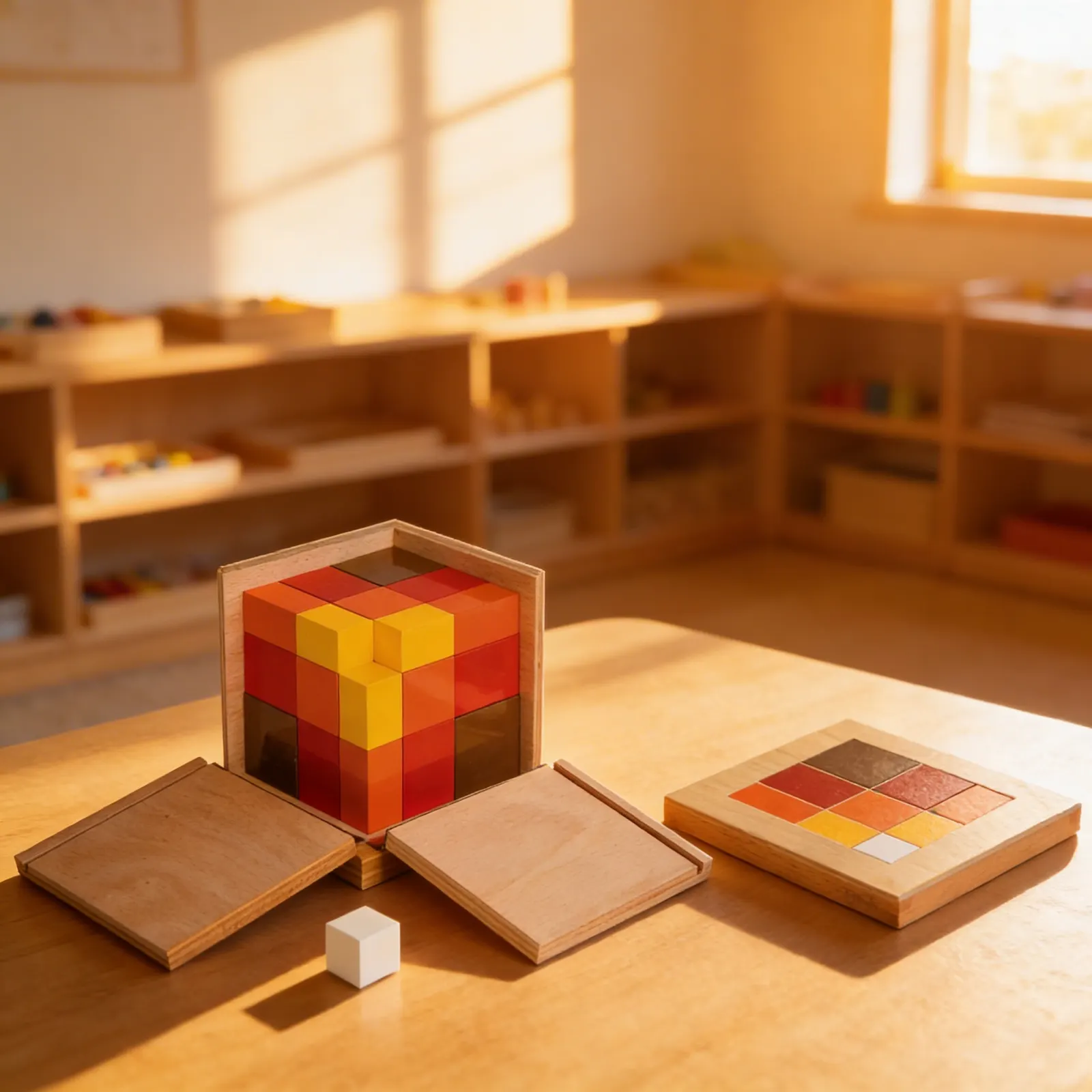 Arithmetic Trinomial Cube: Advanced Mathematical Formula Exploration: Child learning