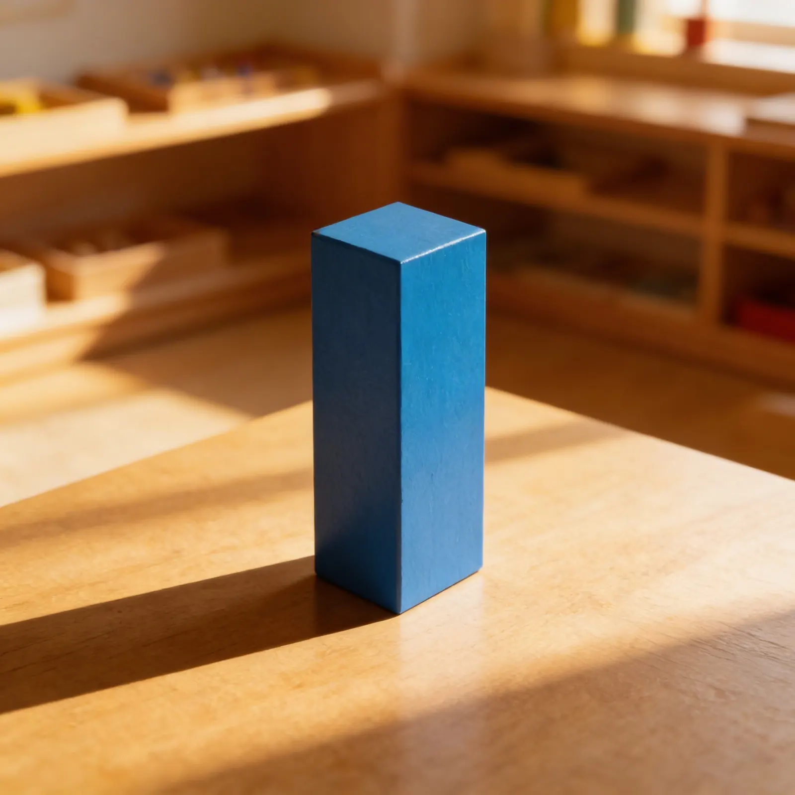 Rhombic Based Prism: Complex 3D Geometric Form with Triangular Top: Child learning