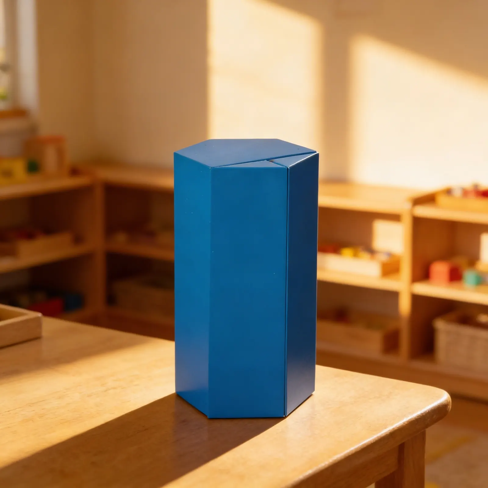 Divided Hexagonal Prism: Decomposable 3D Shape for Advanced Geometry: Child learning