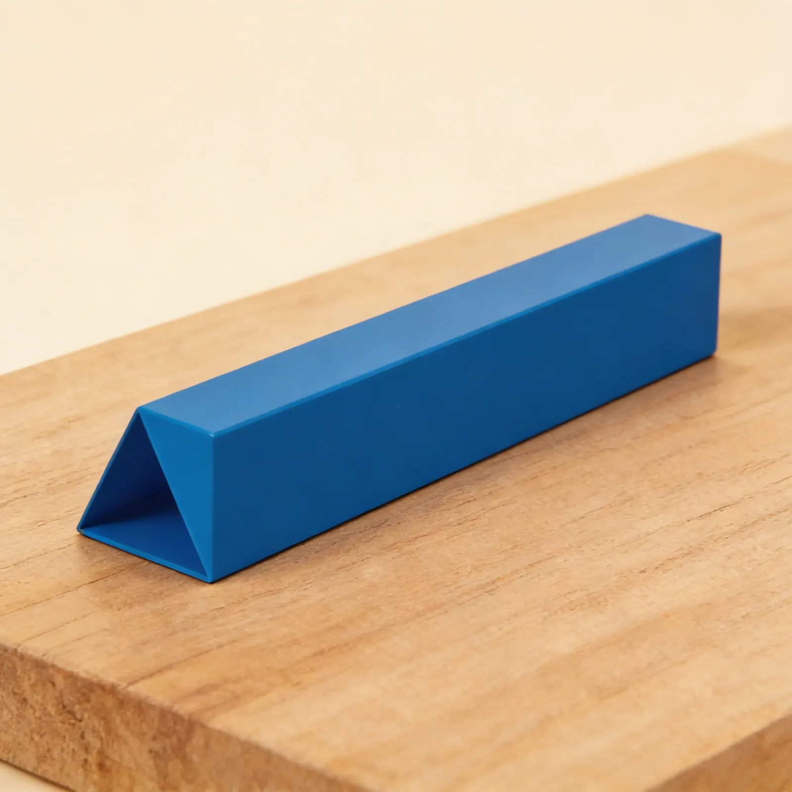Triangular Prism: Short Based Geometric Solid: Side view