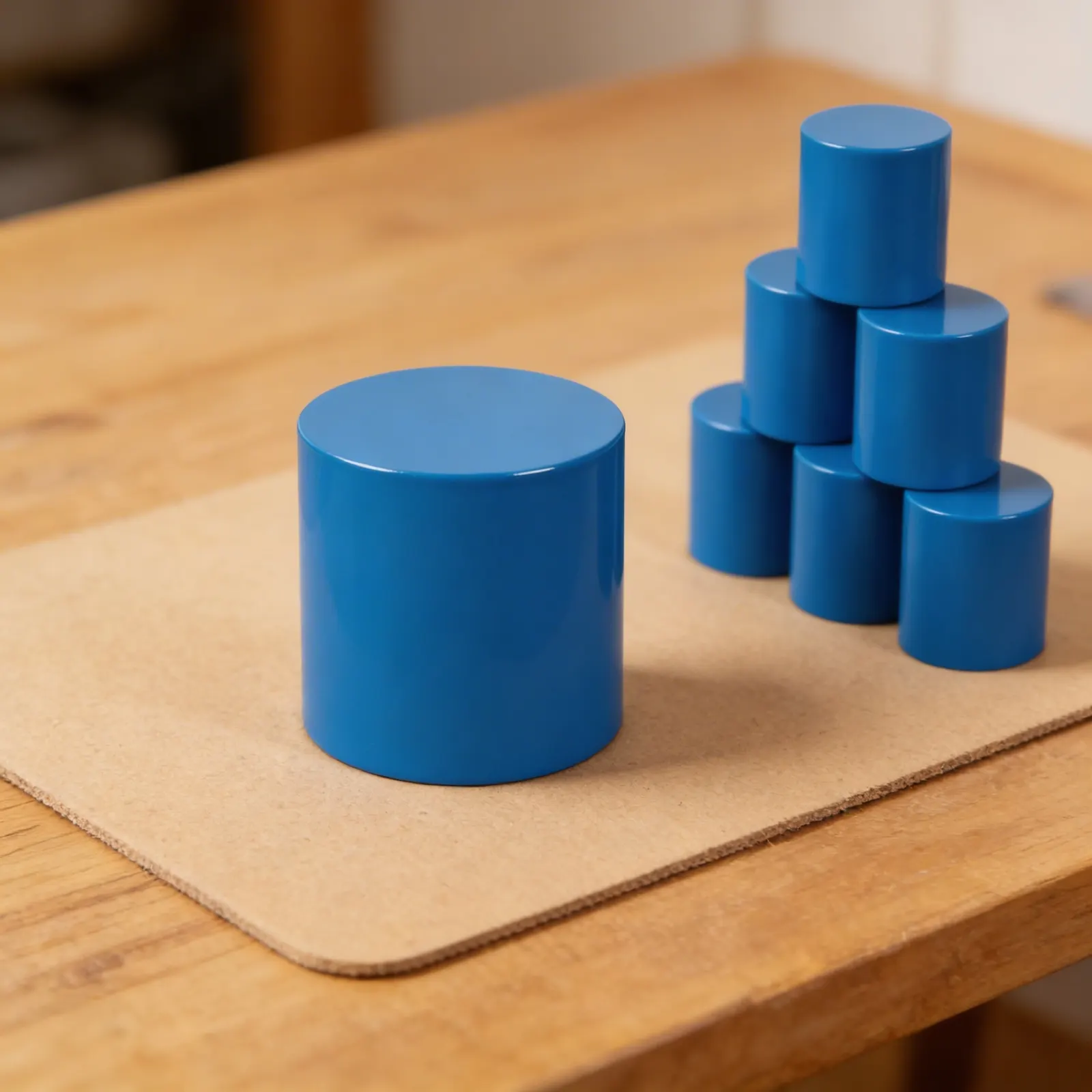 Short Cylinder: Geometric Solid for Elementary Exploration: Side view