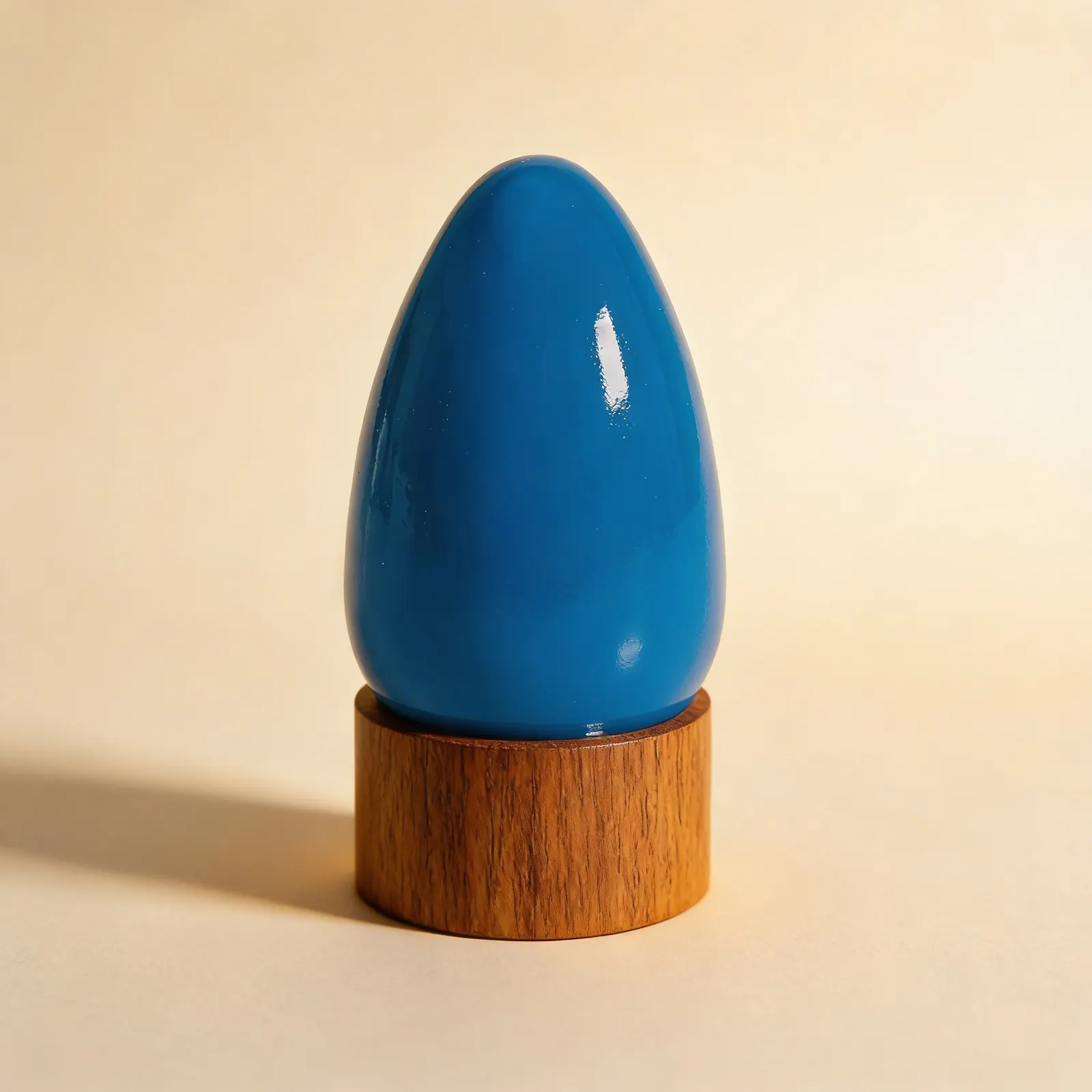 Ovoid: jednotlivé geometrické těleso: Boční pohled