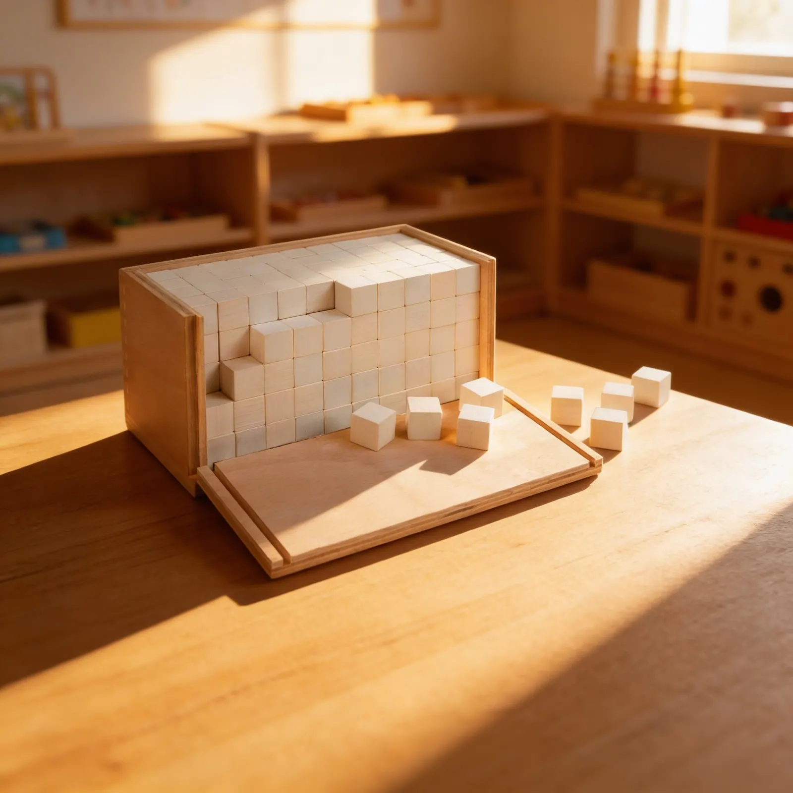 Volume Box: 250 Unit Cubes for Cubic Volume Exploration: Child learning