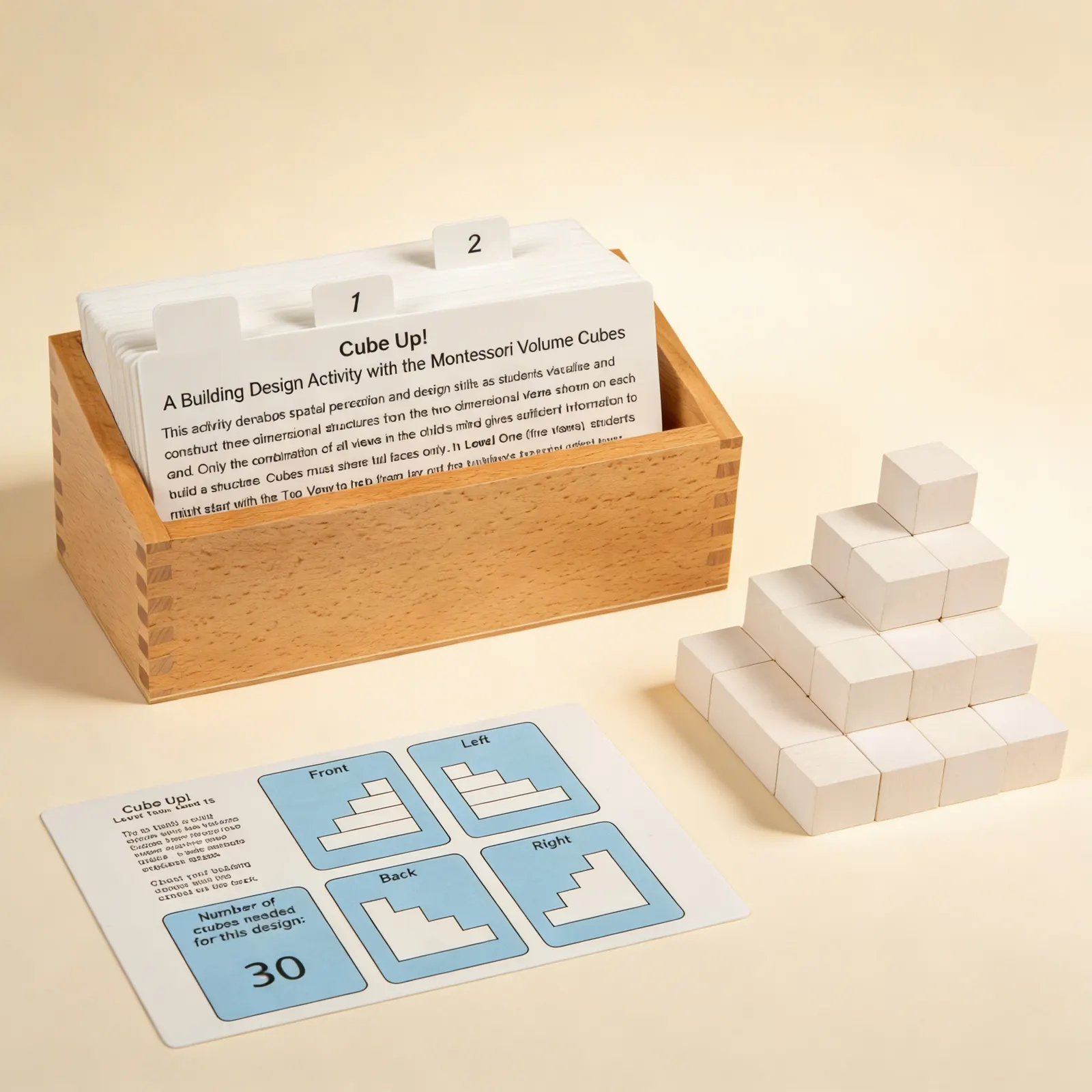Cube Up!: 3D Building Challenge with White Cubes: Catalog view