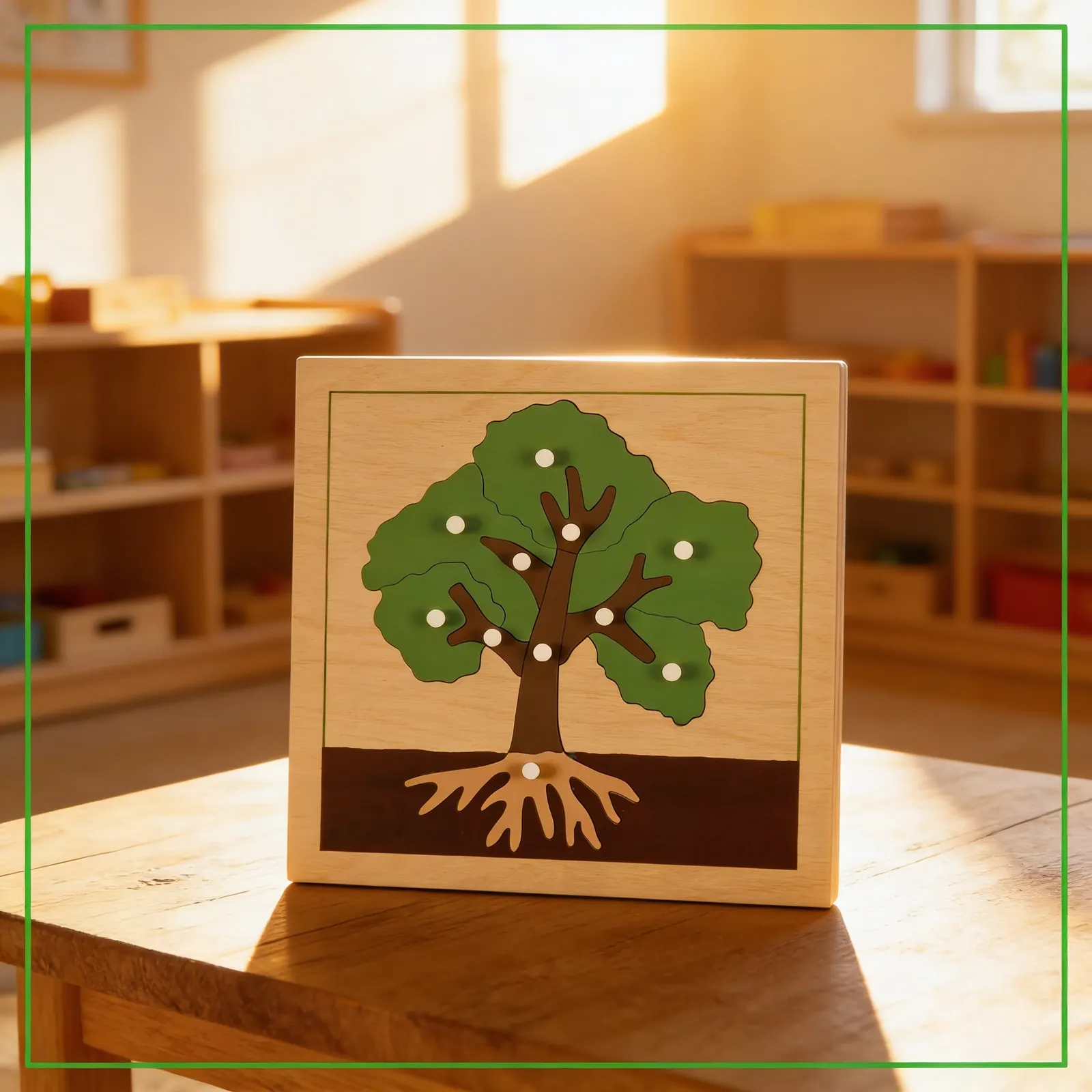 Botanická skladačka: Strom: Detailný pohľad