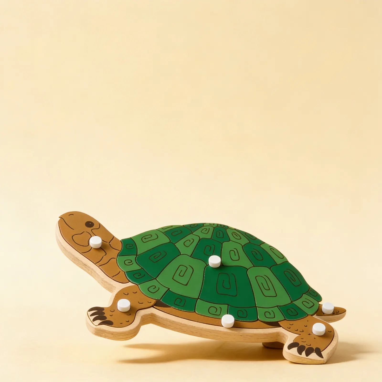 Puzzle zvířátko: Želva: Boční pohled