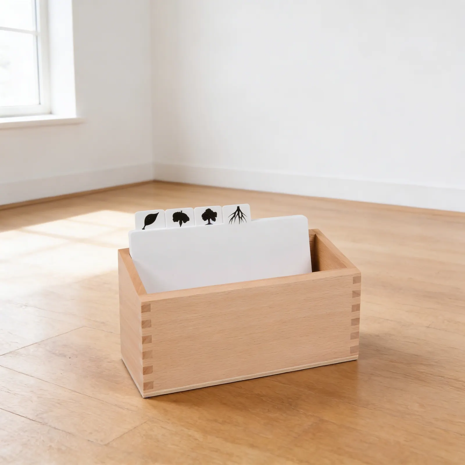 Botany Puzzle Copy Masters Box: Templates for Cabinet Extensions: Side view