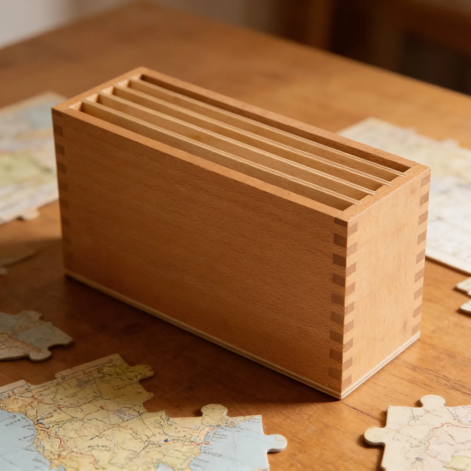 Land Form Cards Storage Box: Beechwood Geography Organiser: Detail view