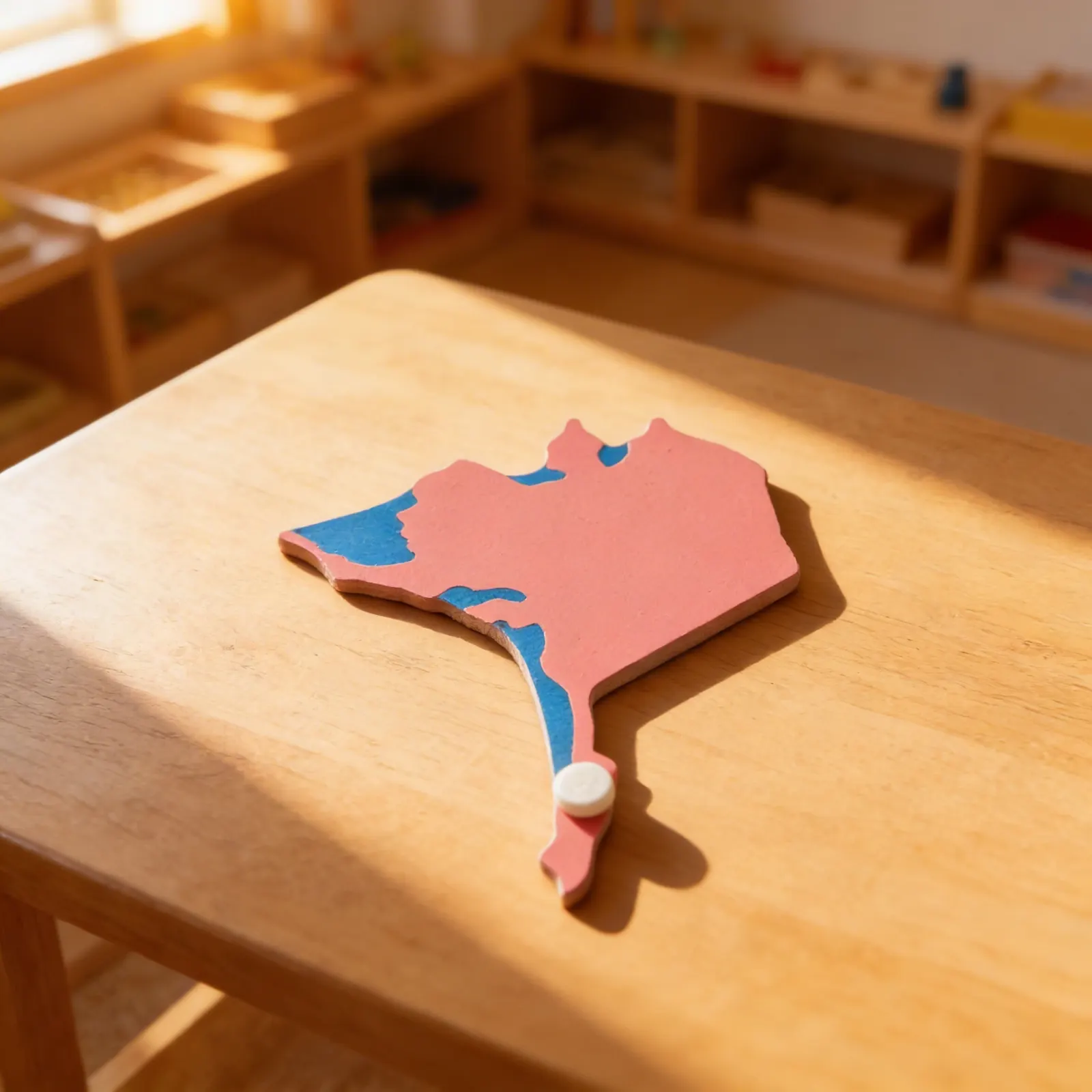 Puzzle dílek USA: Aljaška: Dítě při učení