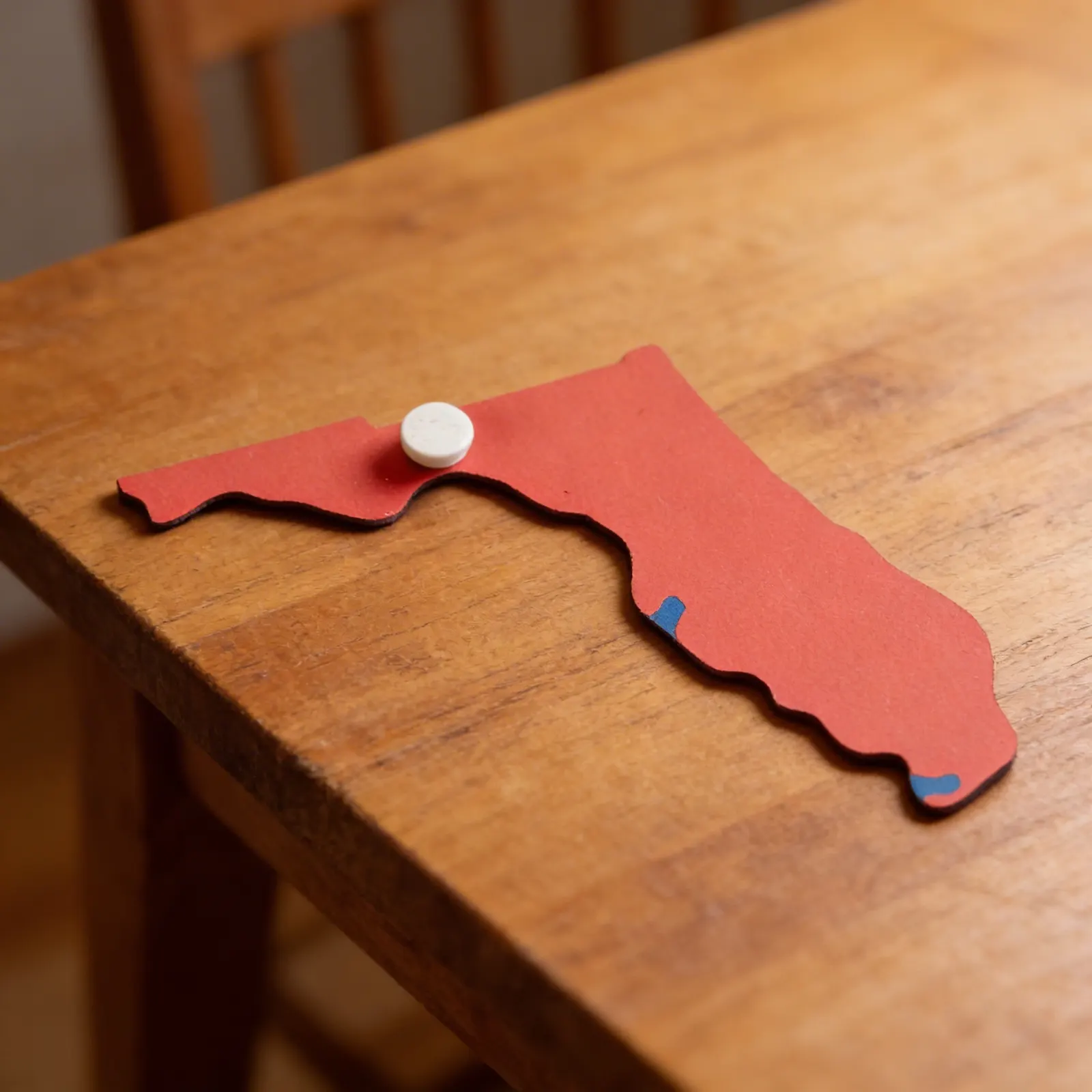 Puzzle dílek USA: Florida: Detailní pohled