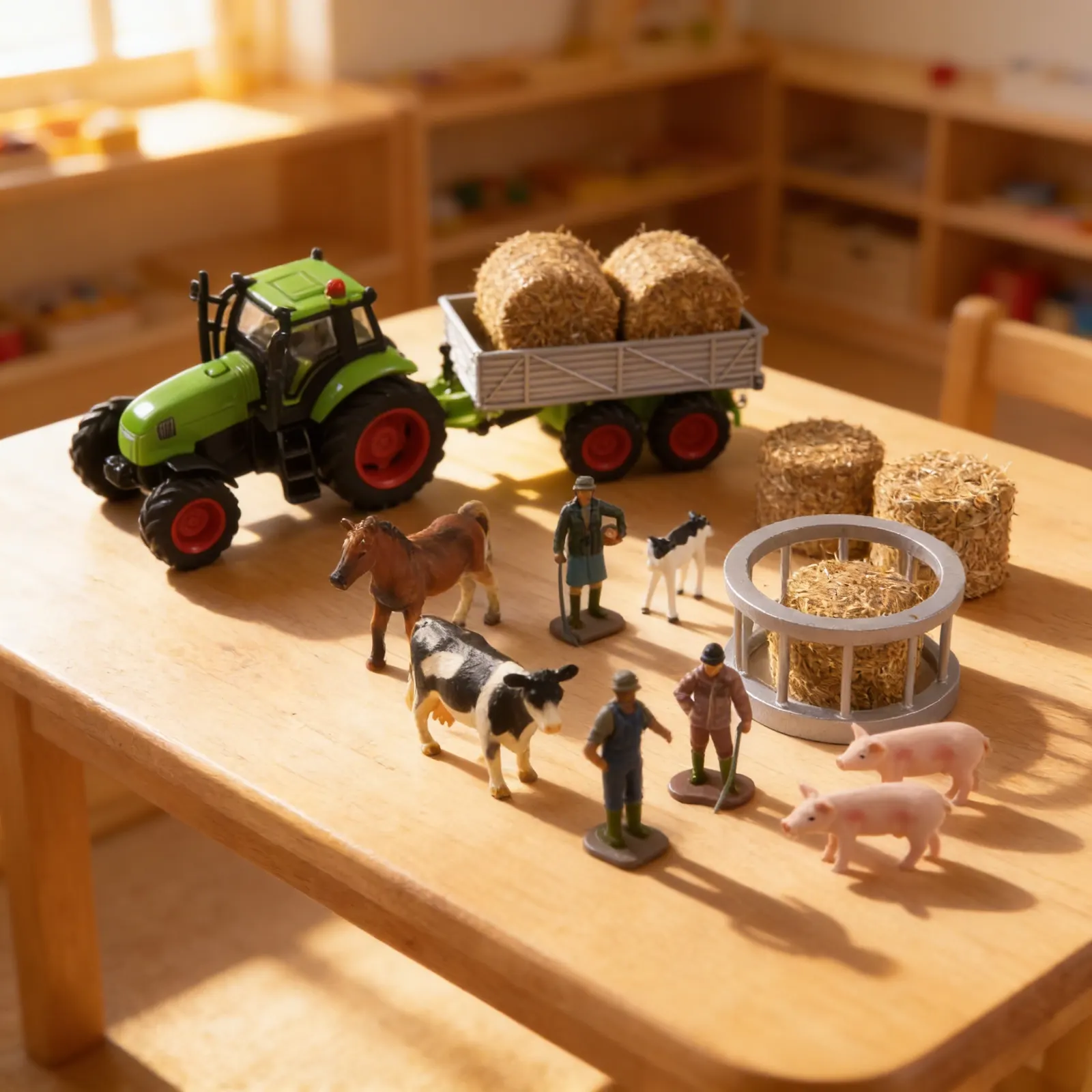 Farma: Sada hospodářských zvířat: Dítě při učení