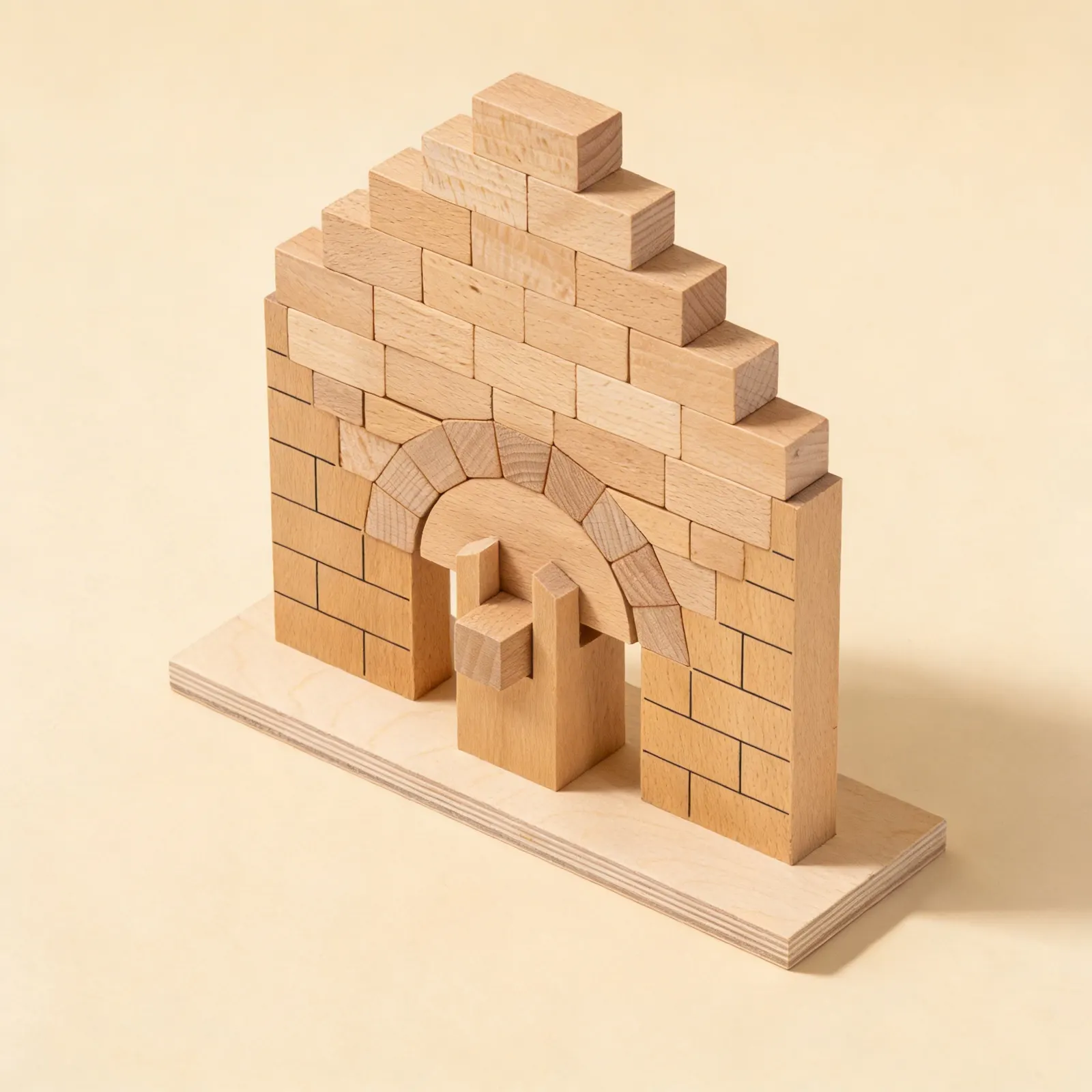 Římský oblouk: architektonická aktivita: Boční pohled