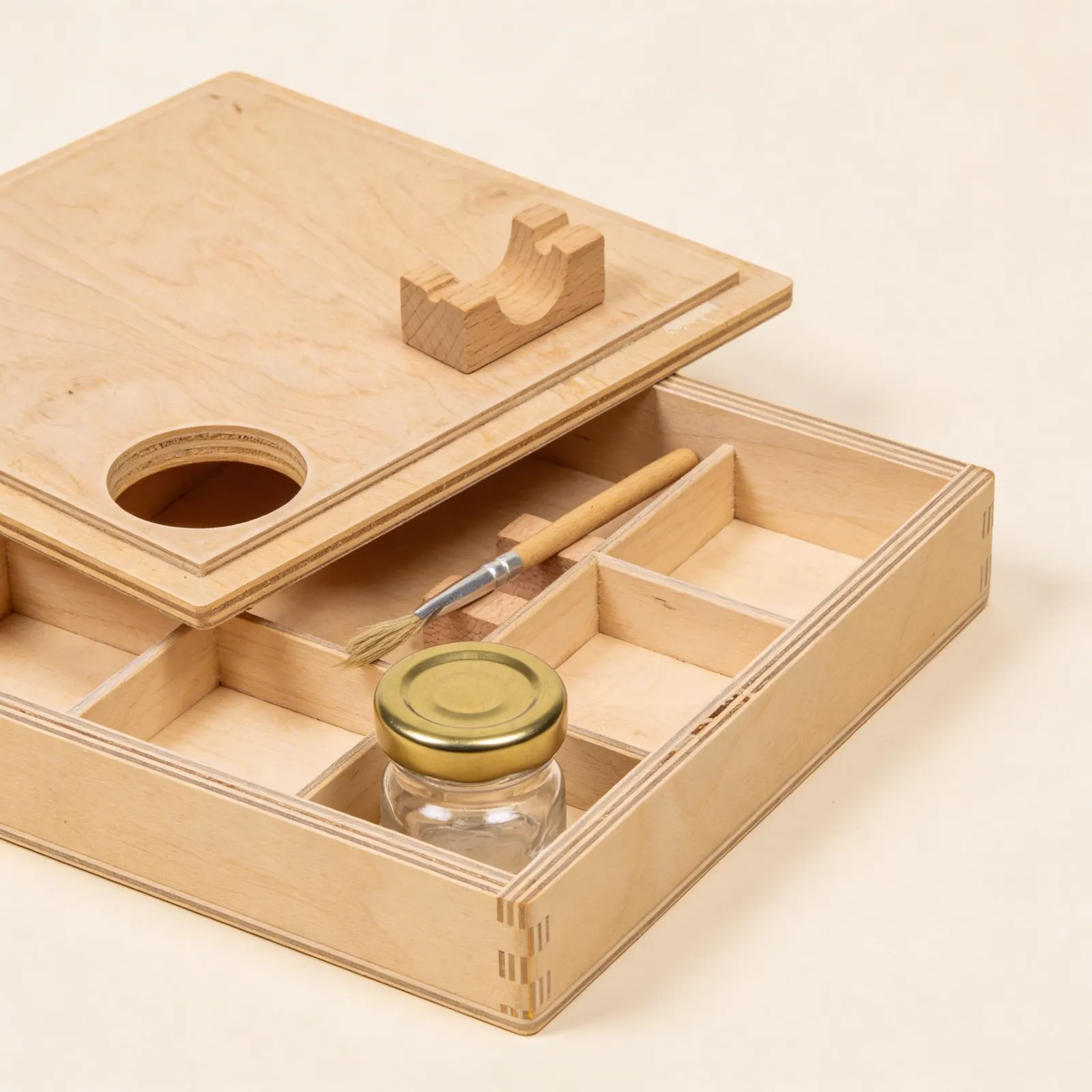 Glue & Paste Activity Box: Practical Life Fine Motor Skills: Side view