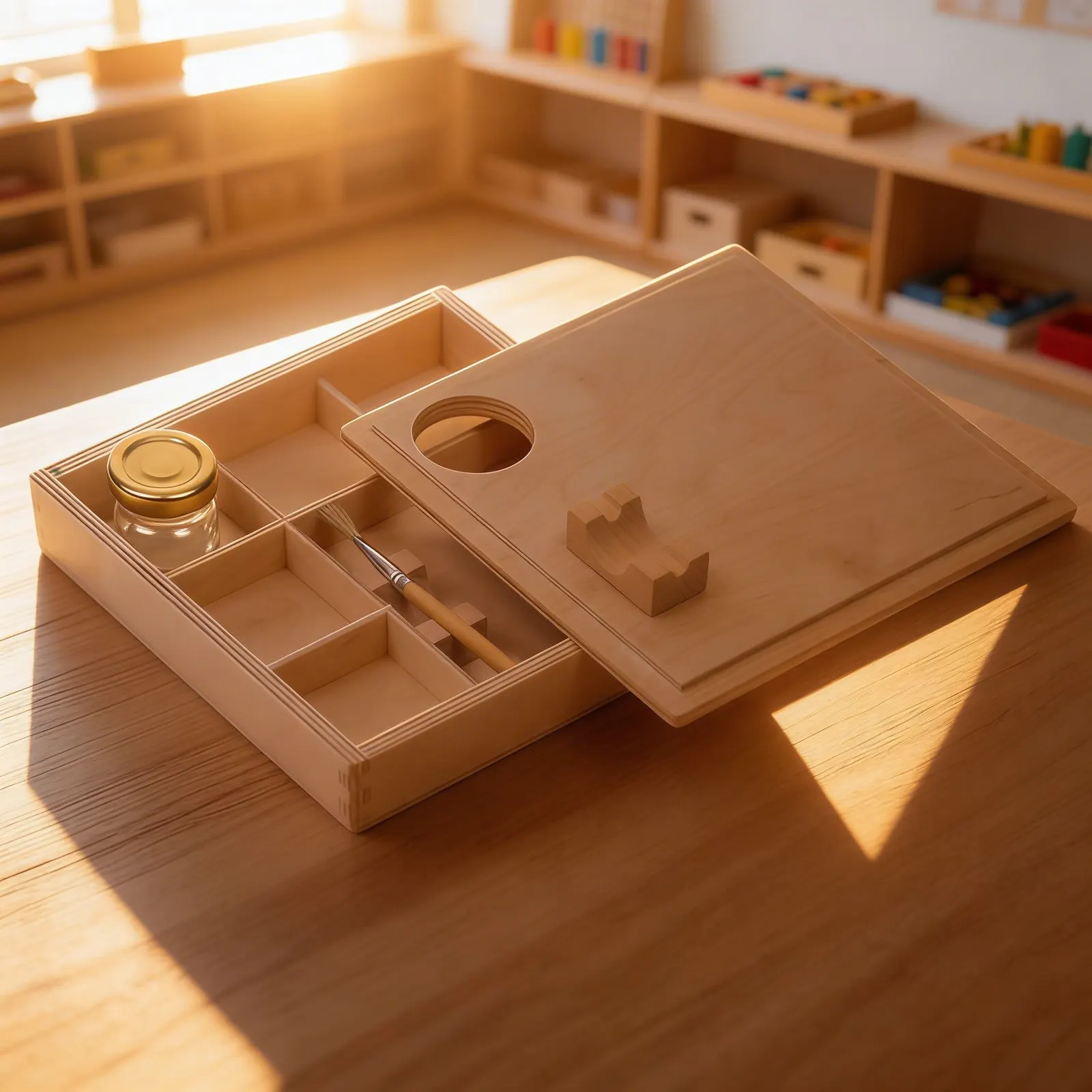 Glue & Paste Activity Box: Practical Life Fine Motor Skills: Child learning
