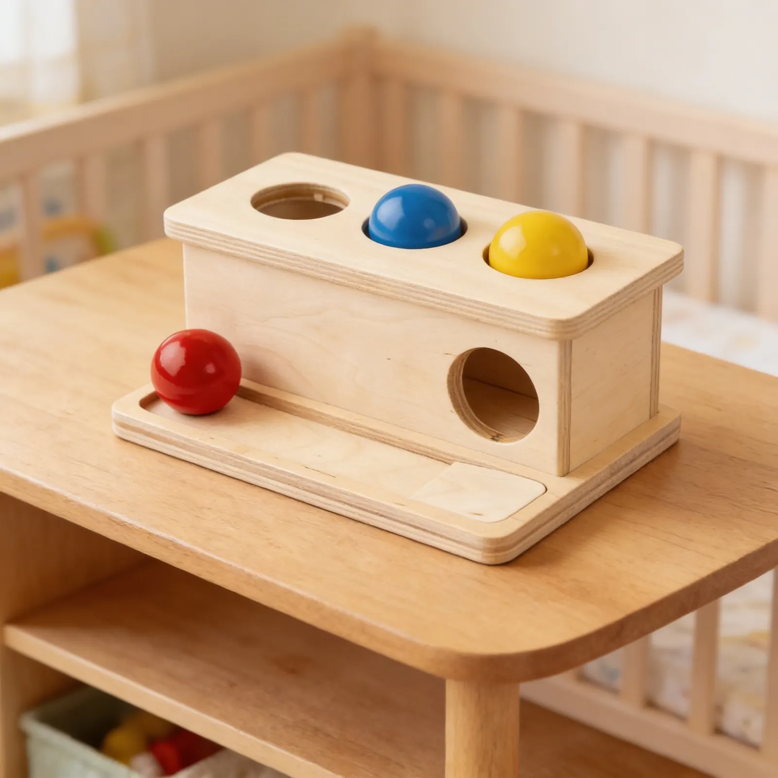 Push Box: Object Permanence Development Activity: Detail view