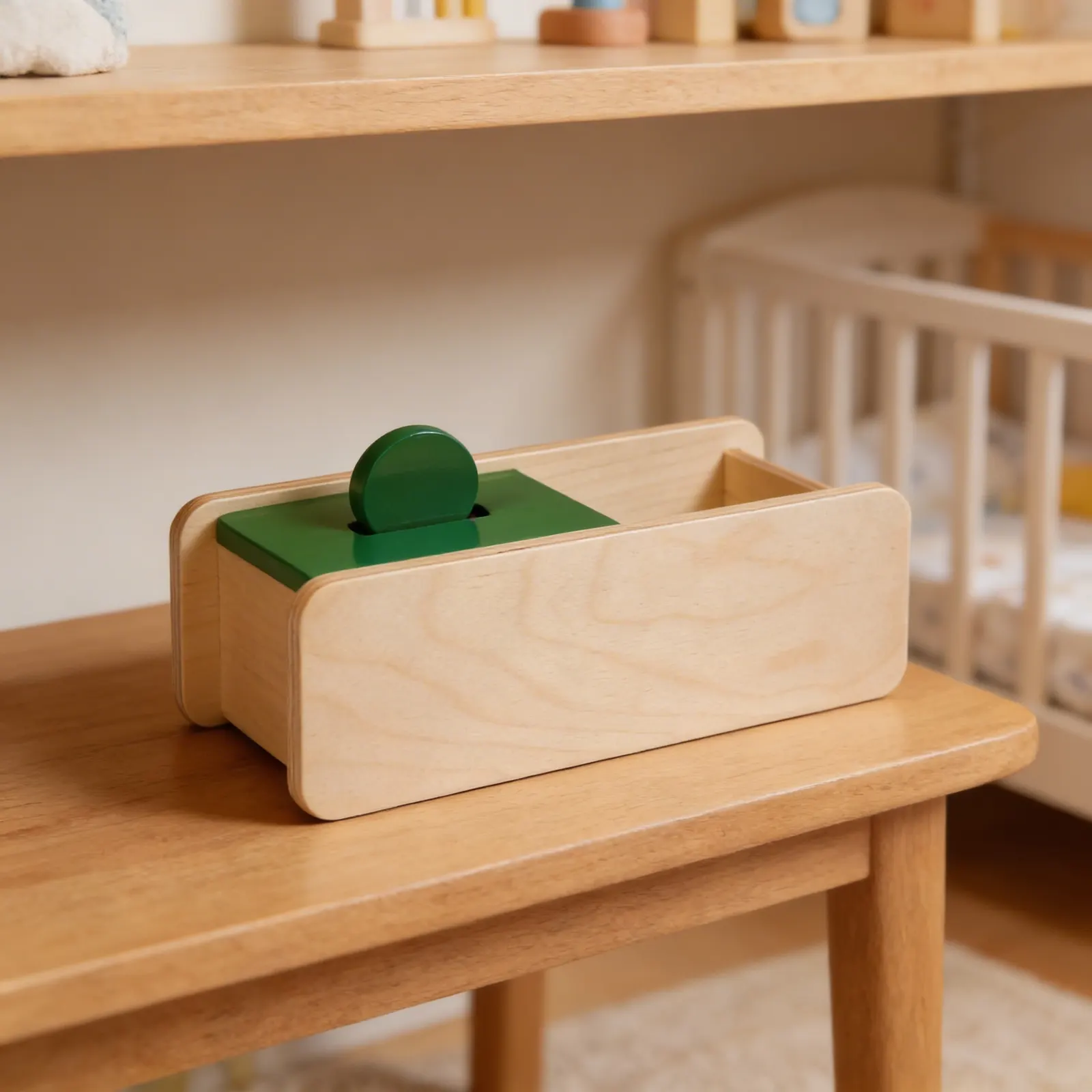 Imbucare Box with Flip Lid: Single Slot Disc Activity: Detail view