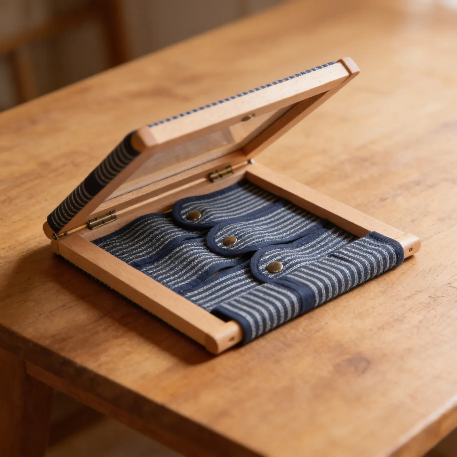 Dressing Frame: Snapping: Press-Snap Closure Fine Motor Skill: Detail view
