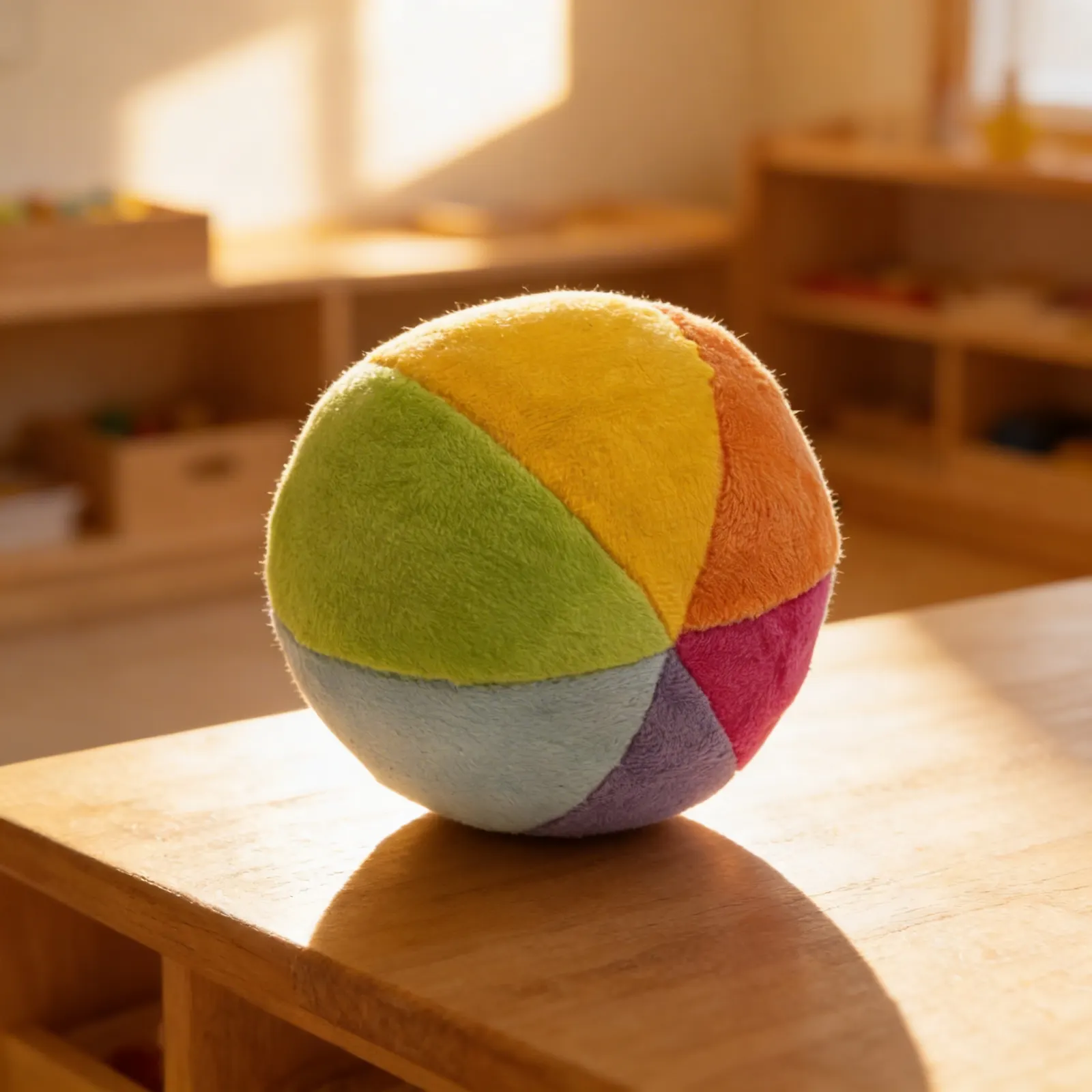 Soft Sensory Ball: Textured Fabric Rattle for Infants: Child learning
