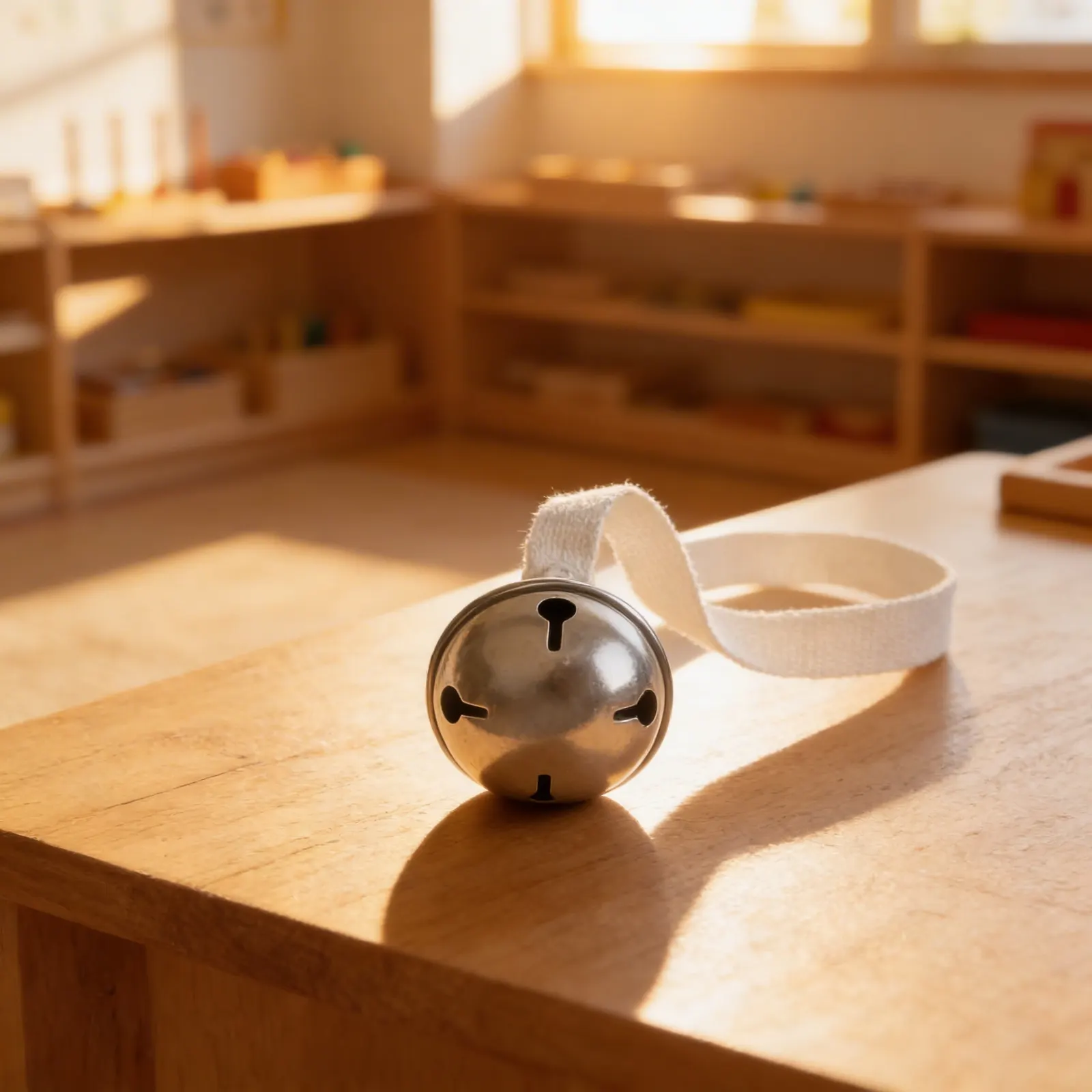 Bell Mobile: Ribbon-Suspended Cause & Effect Activity: Child learning