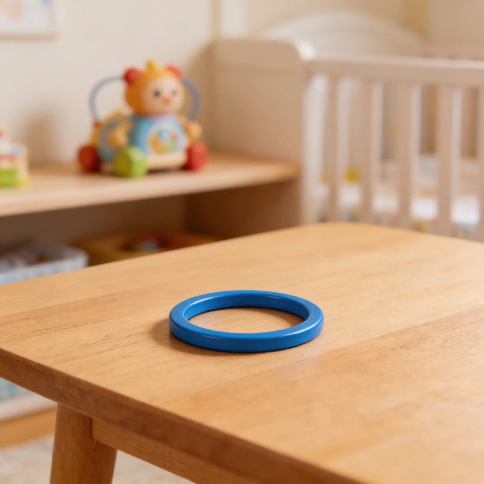 Grasping Ring: Smooth Seamless Design for Infant Development: Detail view