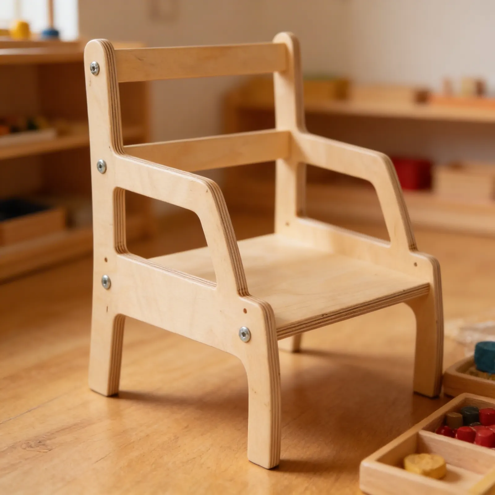 Odstavovacia stolička: Nastaviteľná výška (13 až 16 cm): Detailný pohľad