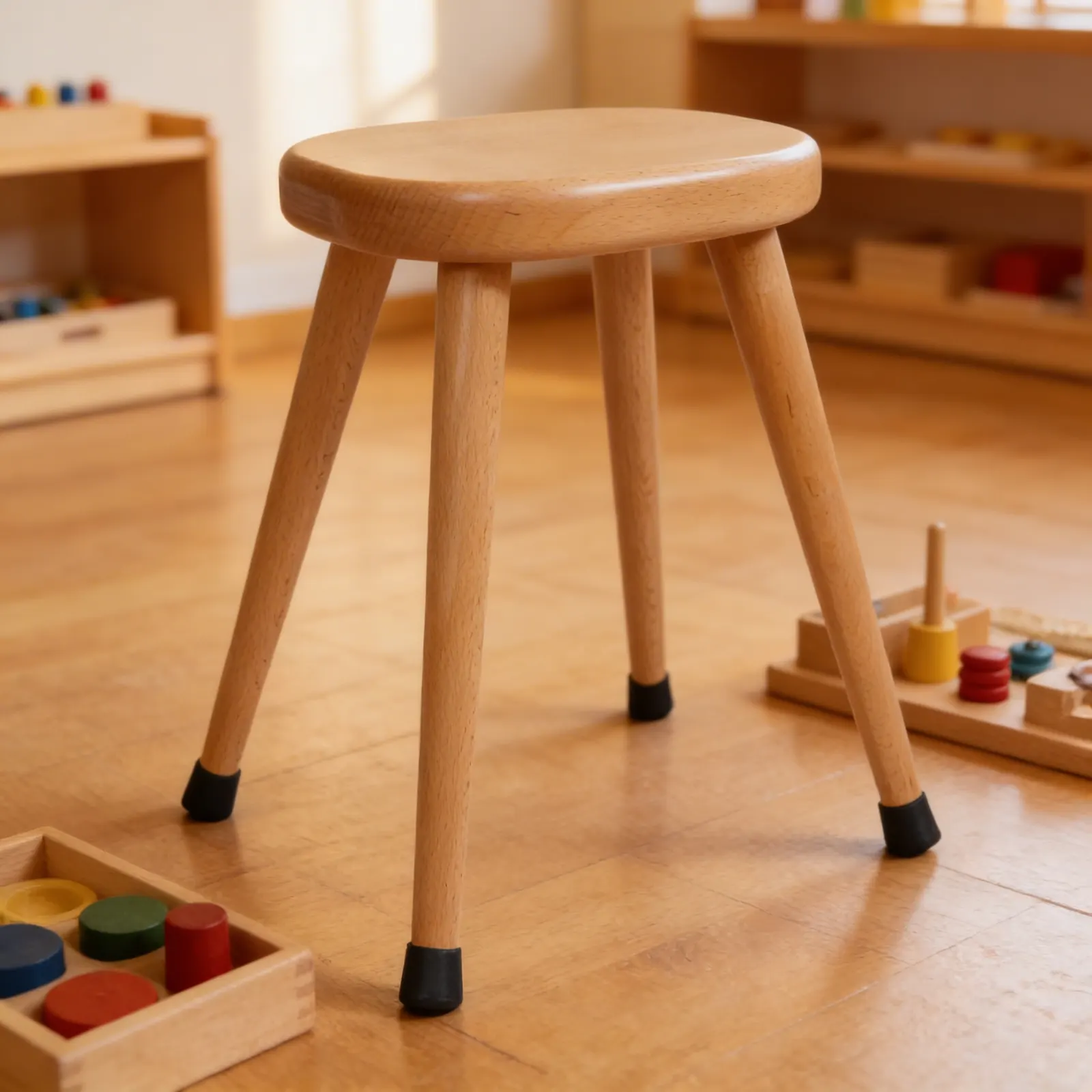 Stolička E5: Zelená (39 cm): Detailní pohled