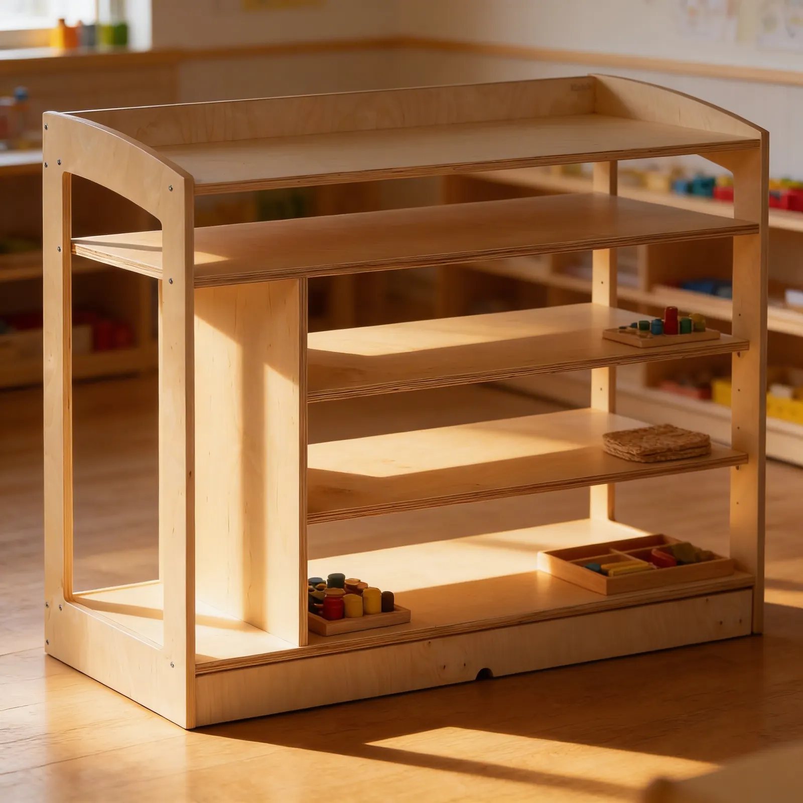 Smyslová skříňka: Otevřená záda (93 cm): Detailní pohled