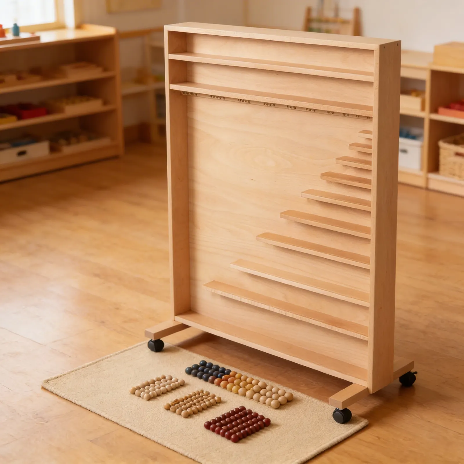 Bead Material Cabinet: Professional Storage for Golden Beads: Detail view