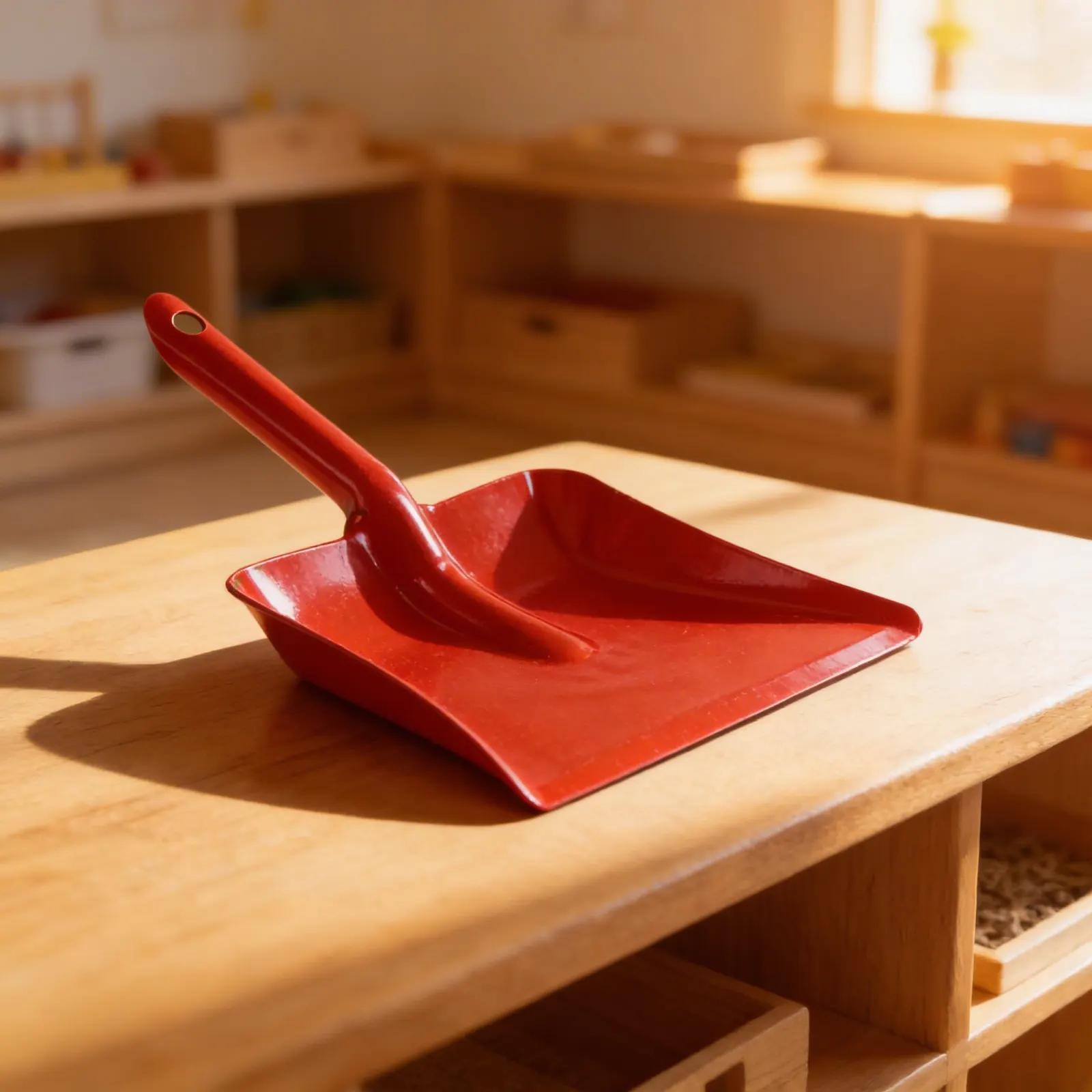 Lopatka na smeti: detská veľkosť: Dieťa pri učení